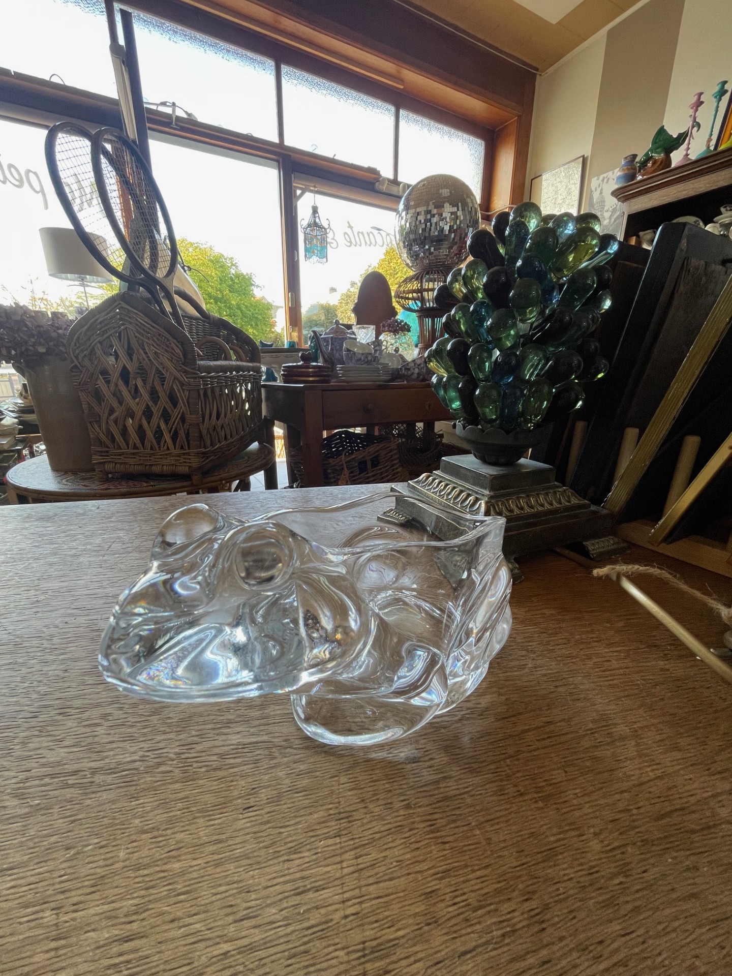 Grenouille en verre