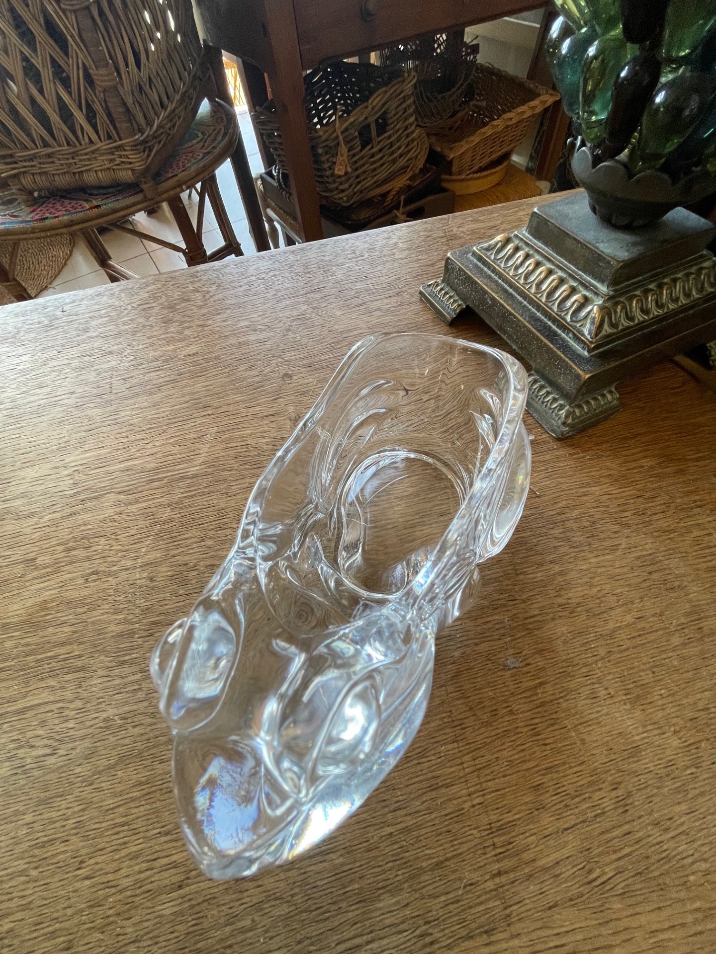 Grenouille en verre