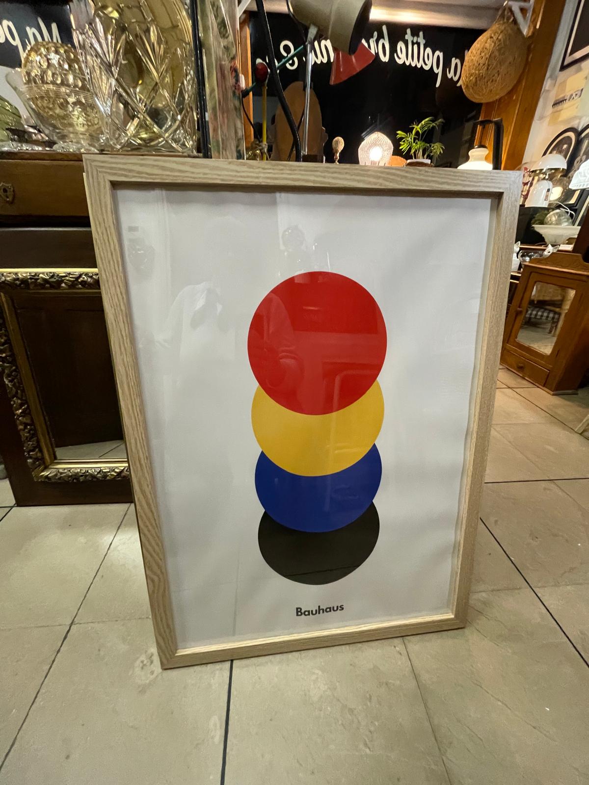 Affiche Bauhaus disques couleur