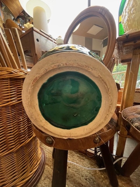 Vase  vert céramique 
