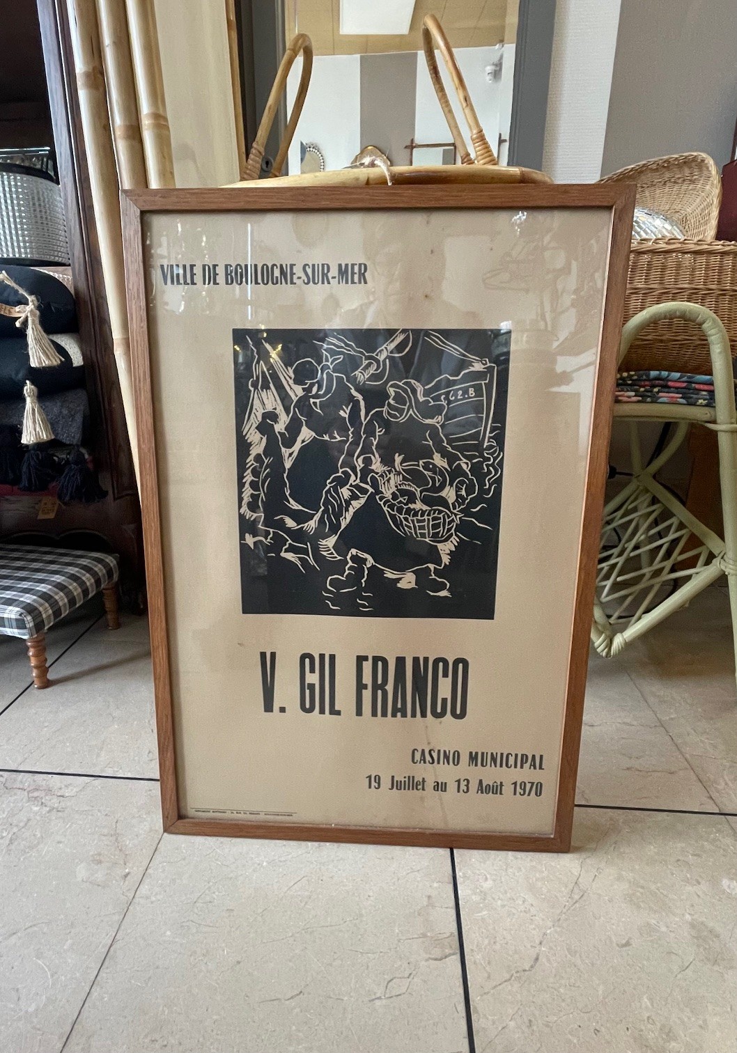 Affiche ancienne Gil Franco 