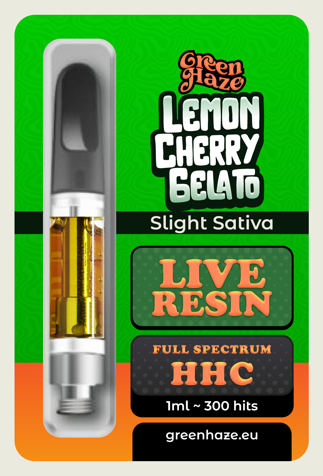 LIVE RESIN | Lemon Cherry Gelato 1ml HHC cart