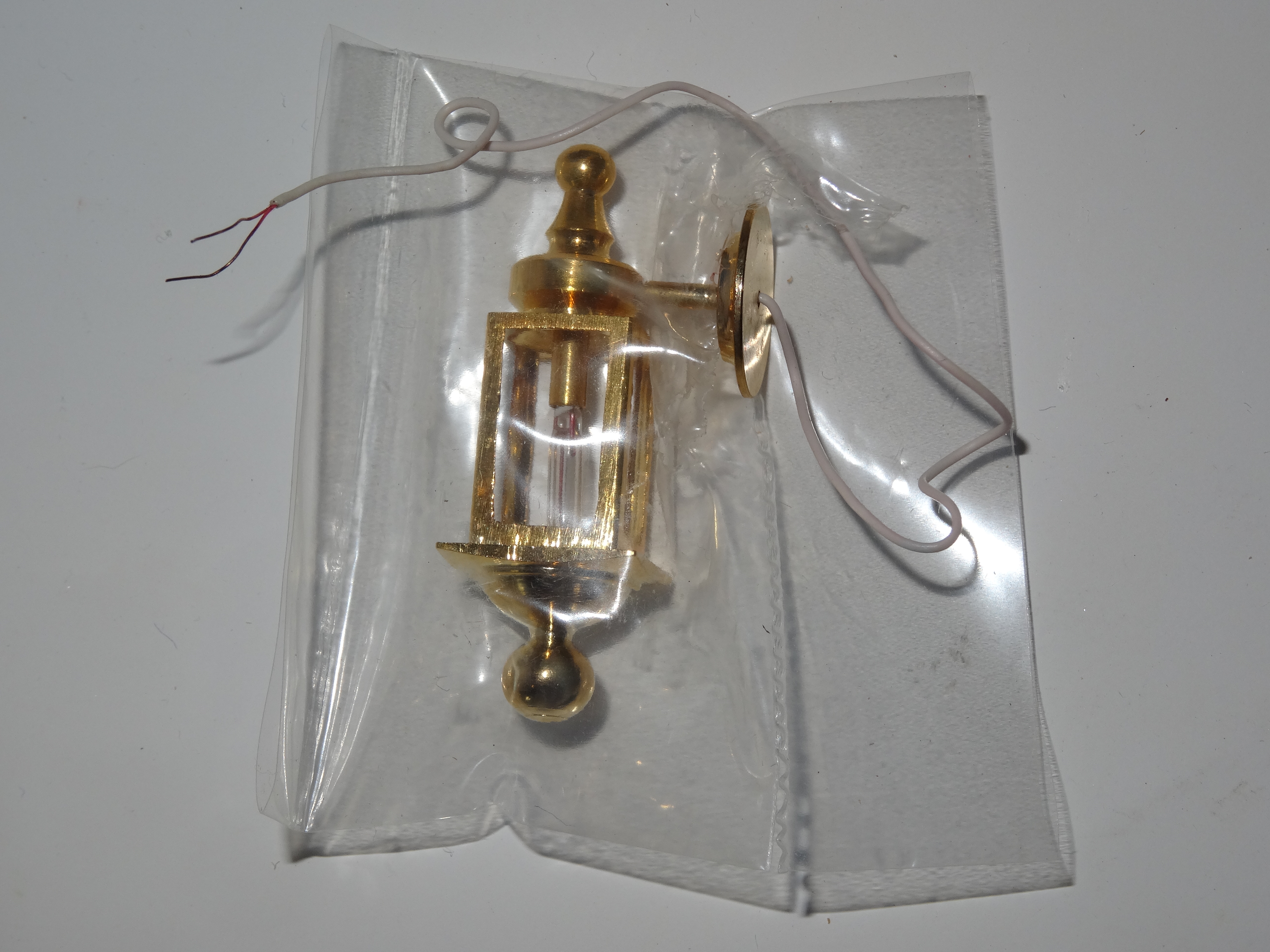 Brass coach lamp by Clare-Bell