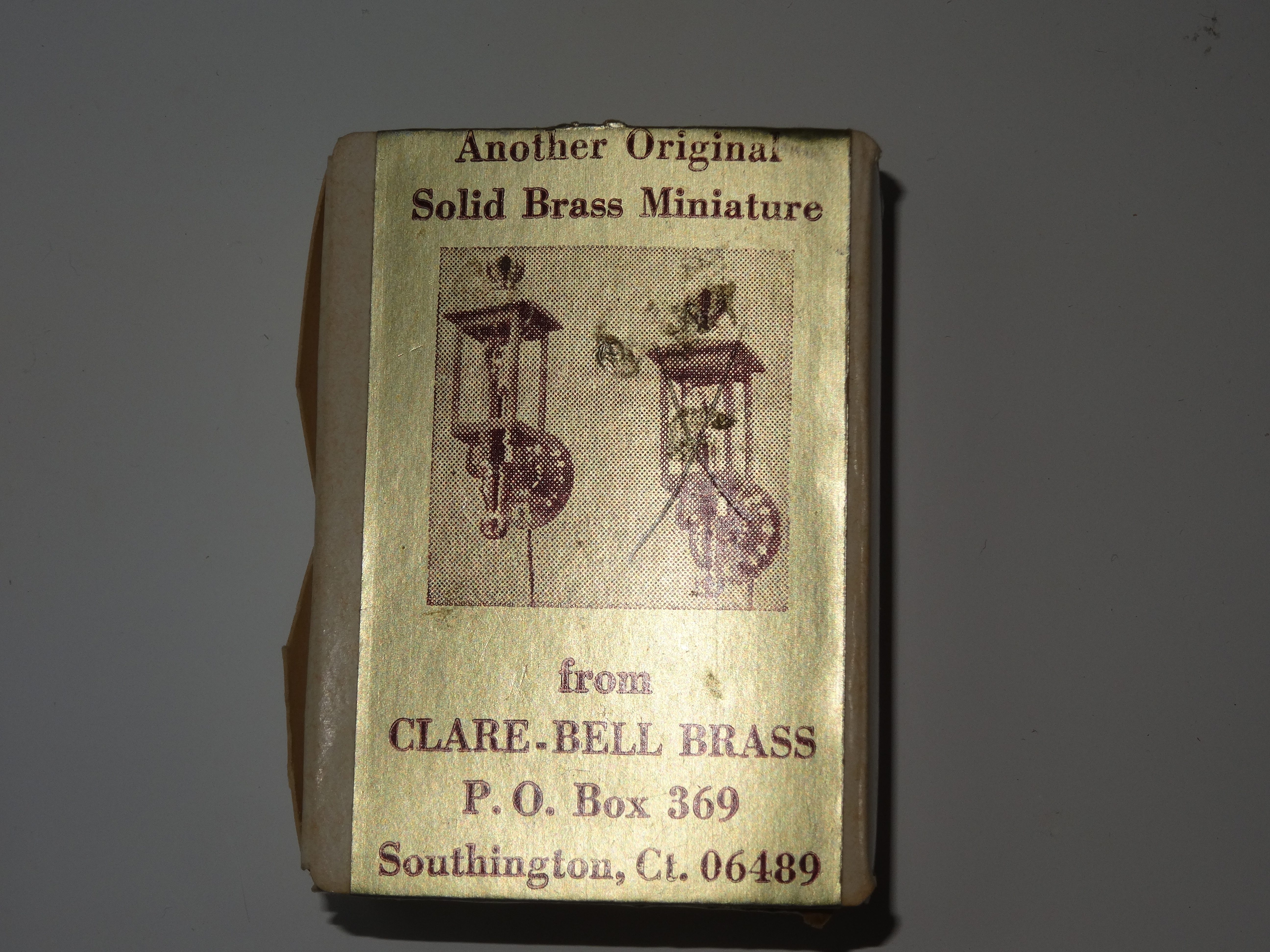 Brass coach lamp by Clare-Bell
