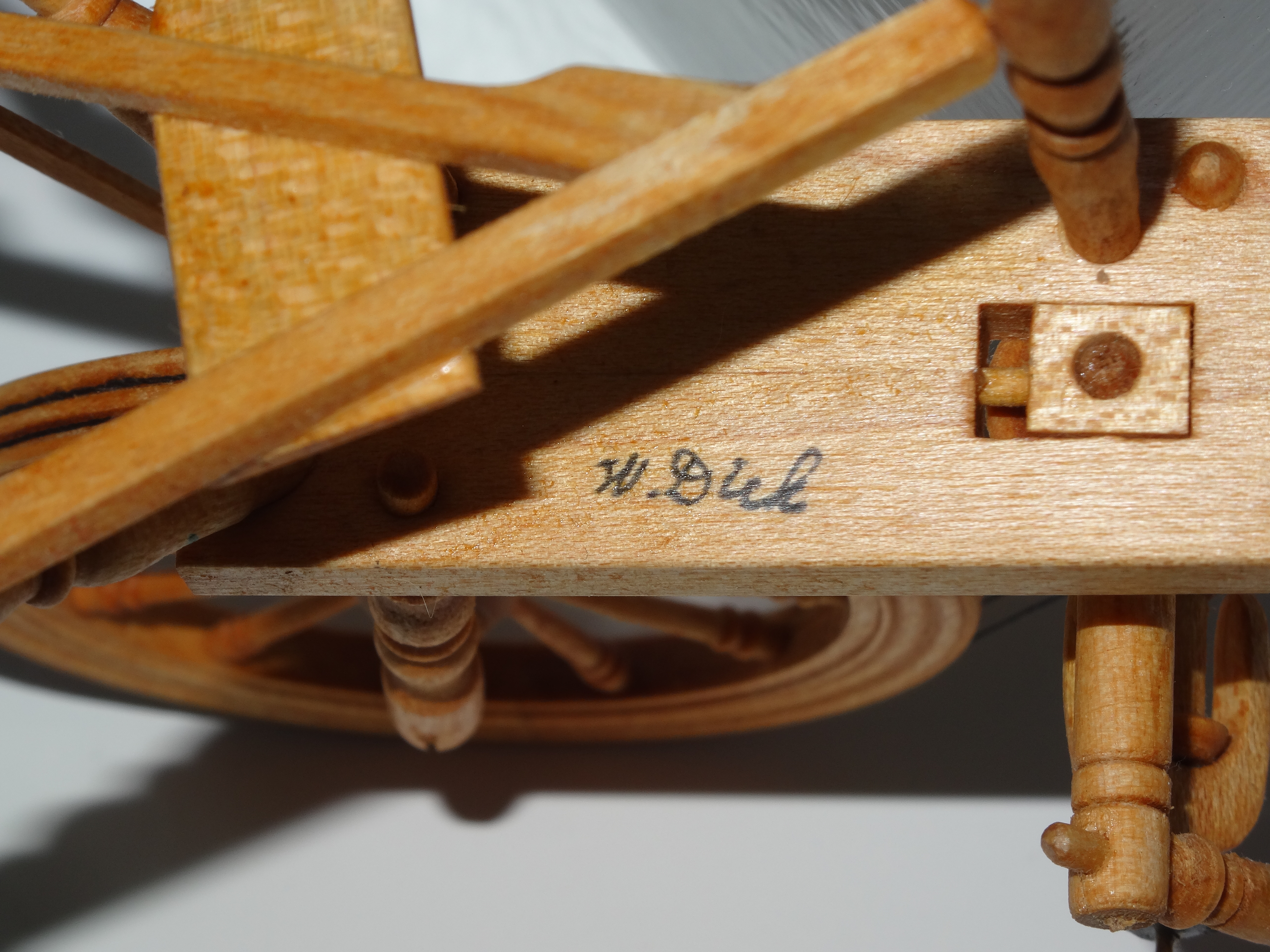 Warren Dick spinning wheel
