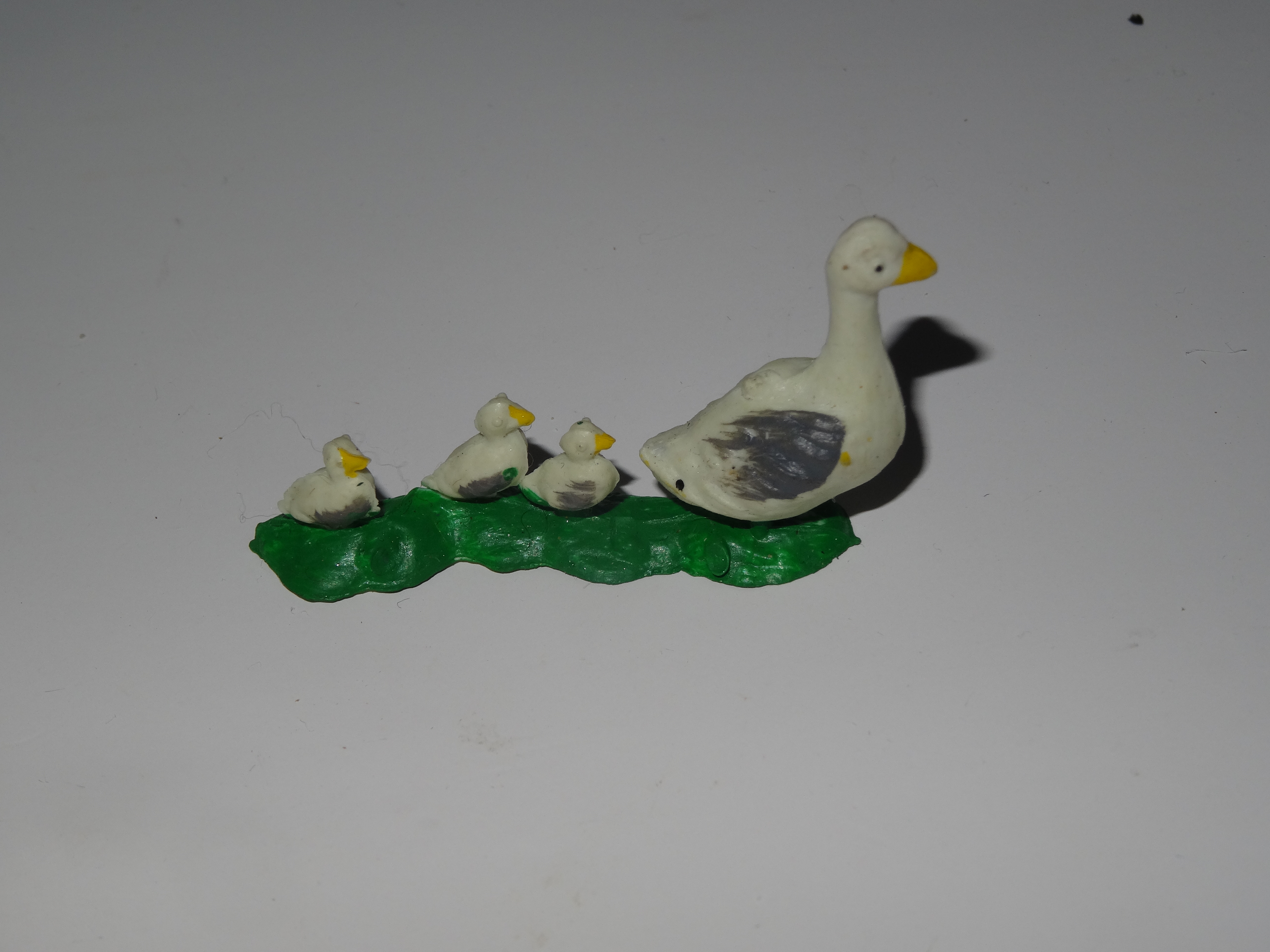 Half scale goose with goslings