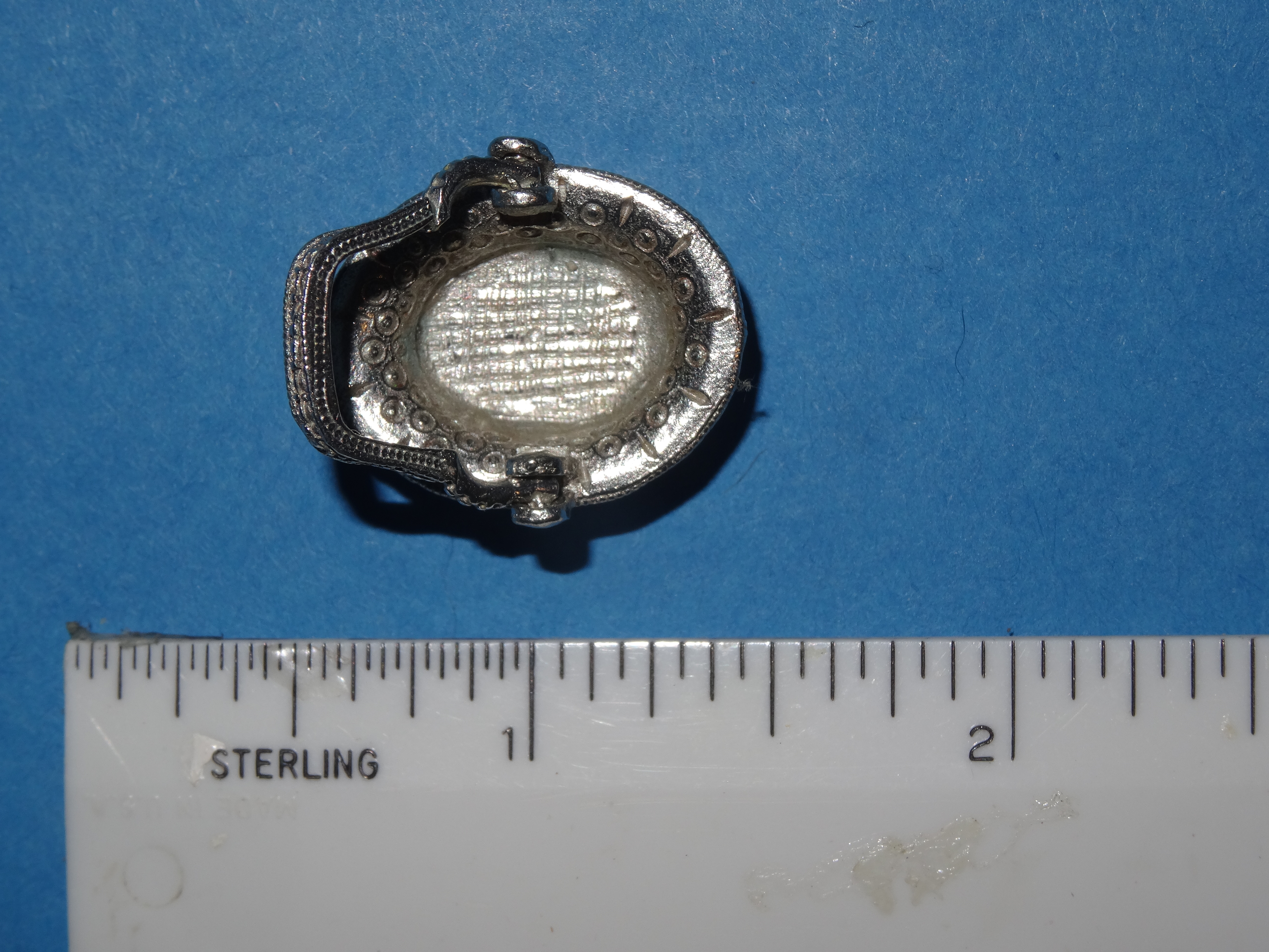 Pewter basket