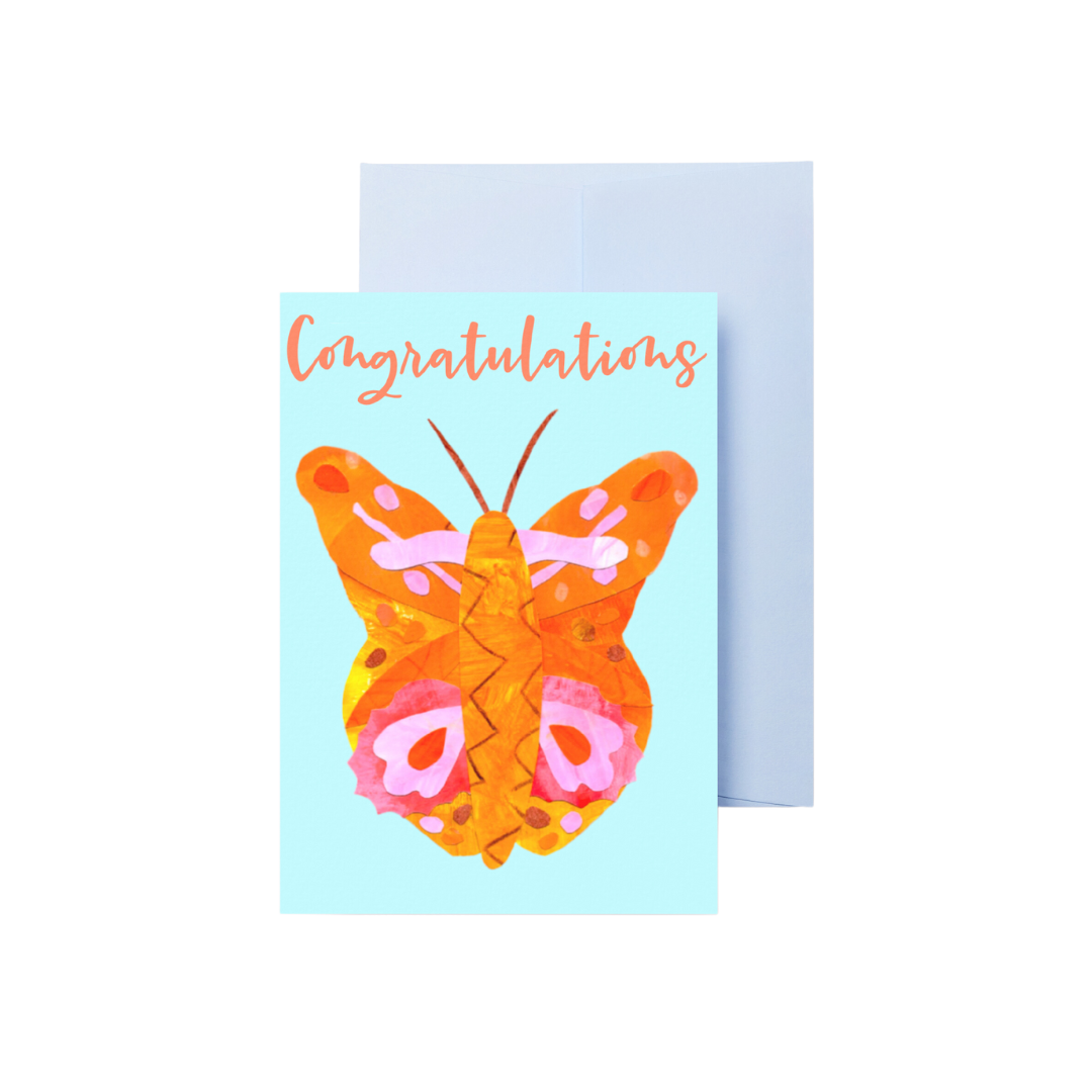 Butterfly Note Cads | Tarjetas de Felicitación