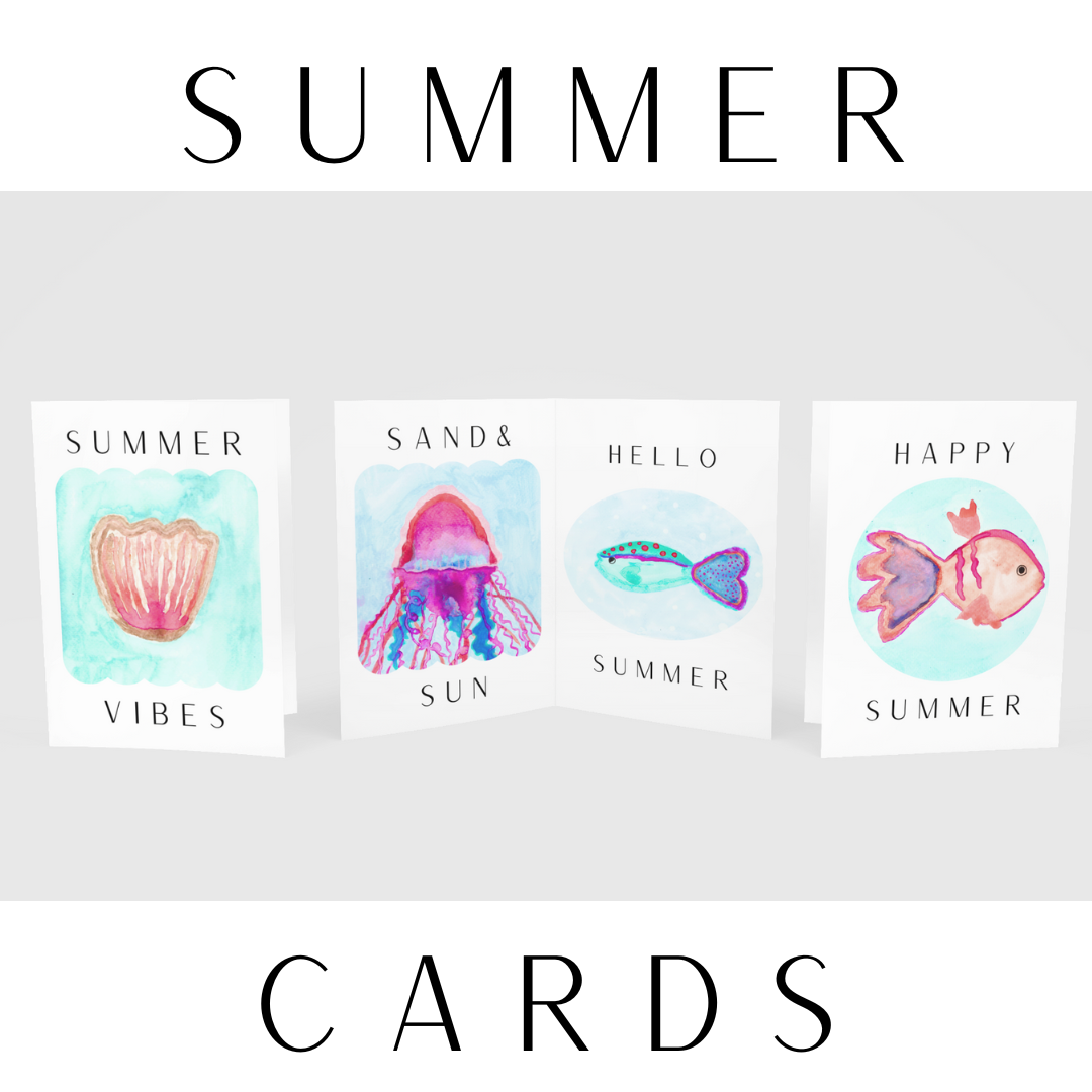 Regalos del Océano | Summer Note Cards 