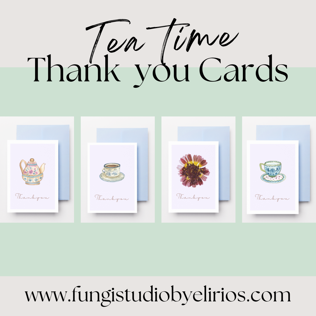 Tea Time Cards | Thank you Cards