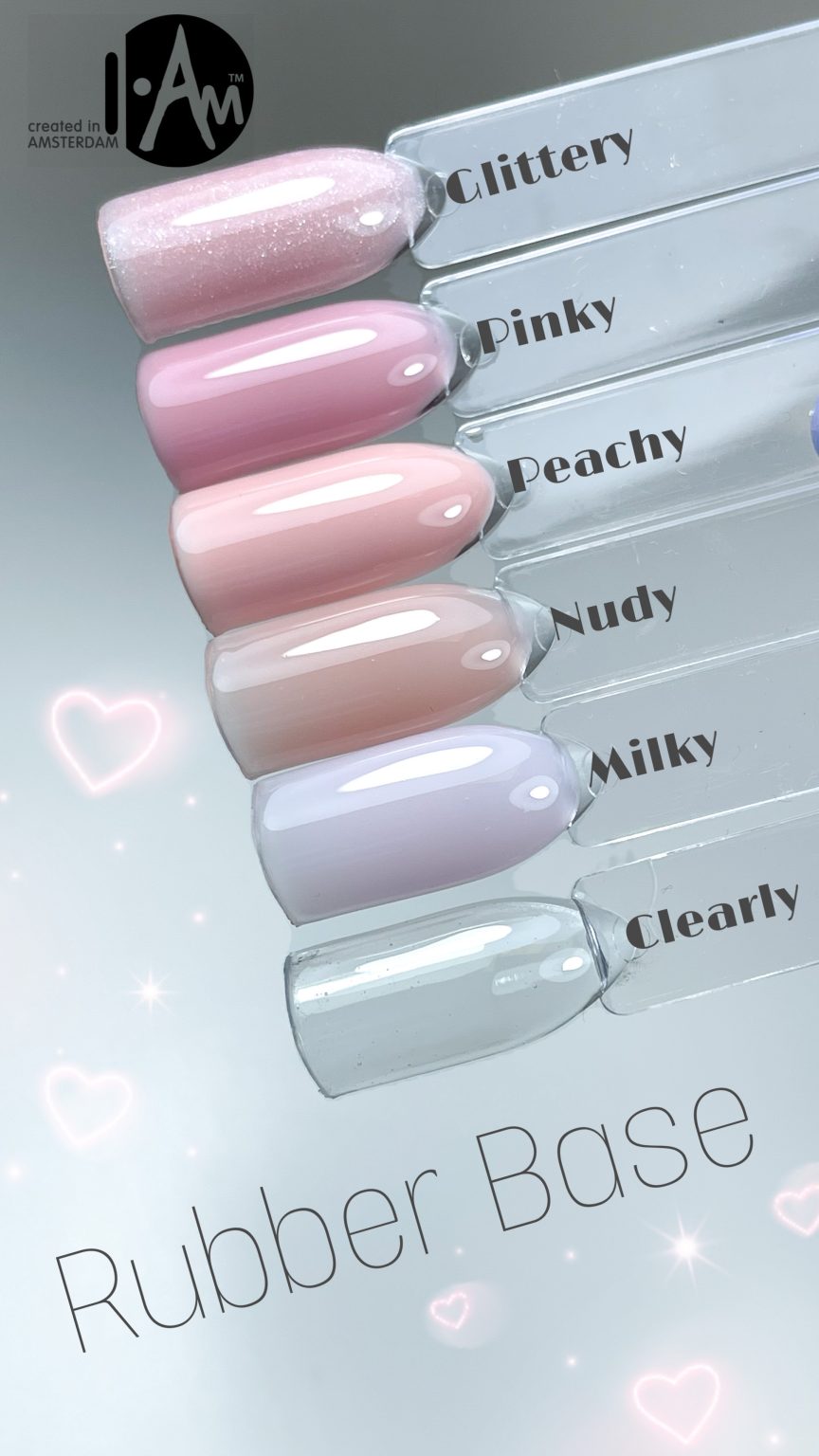 IAm Rubber Base Peachy, 15ml.