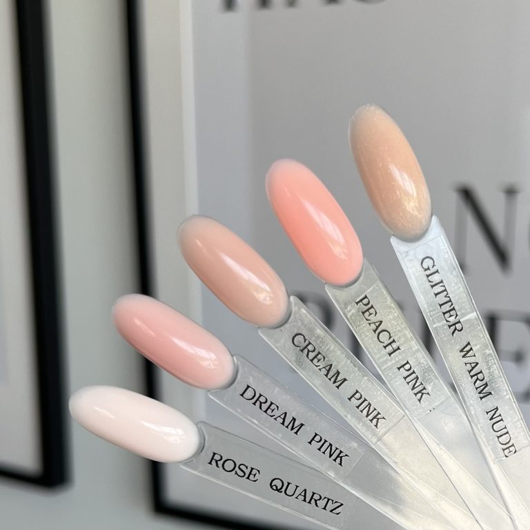 I.Am Brush Builder – Hema Free gelis buteliuke, GLITTER WARM NUDE, 15ml.