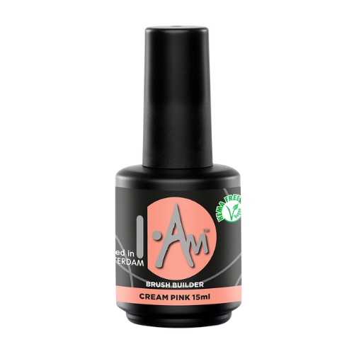 I.Am Brush Builder – Hema Free gelis buteliuke, CREAM PINK, 15ml.