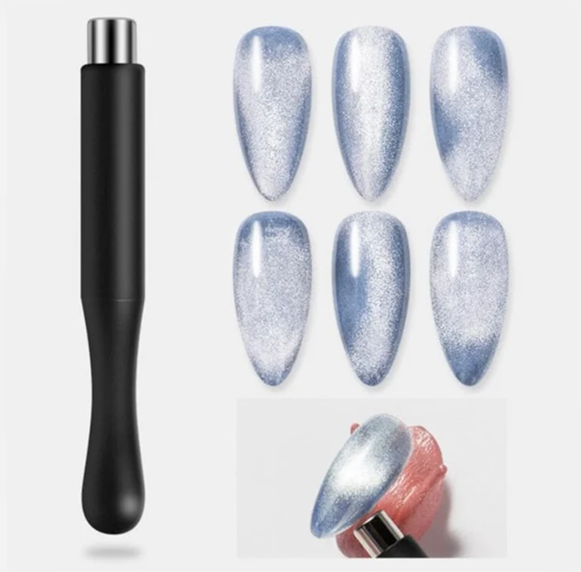 Magnetas "Cat's eye" 3D dizainams