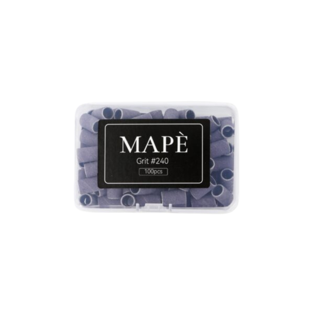 MAPE  vienkartiniai šlifavimo antgaliai “Būgneliai” 6mm 100vnt., 150, 180, 240 gritų