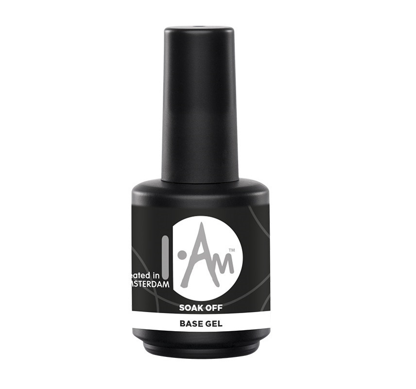 I.Am Soak Off Base Gel, 15ml.