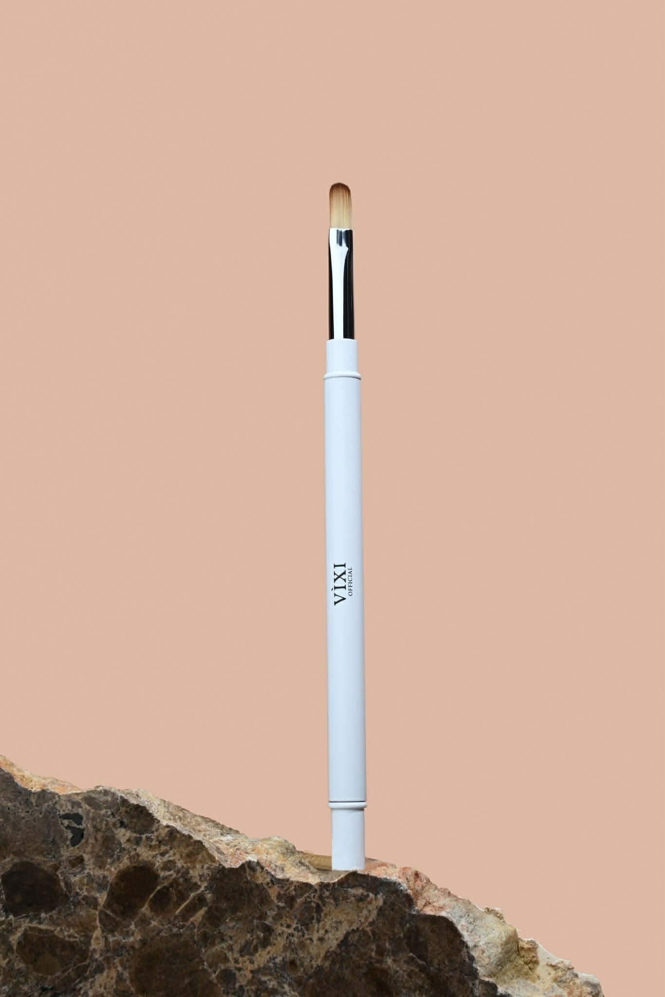 Dvipusis teptukas 2/1 Baltas plonas teptukas 12mm / 12:6 mm