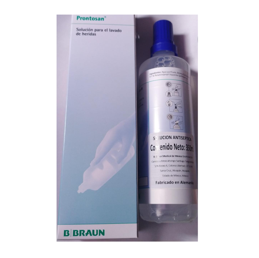(5 pzas) Prontosan Solución 350 ml para Heridas