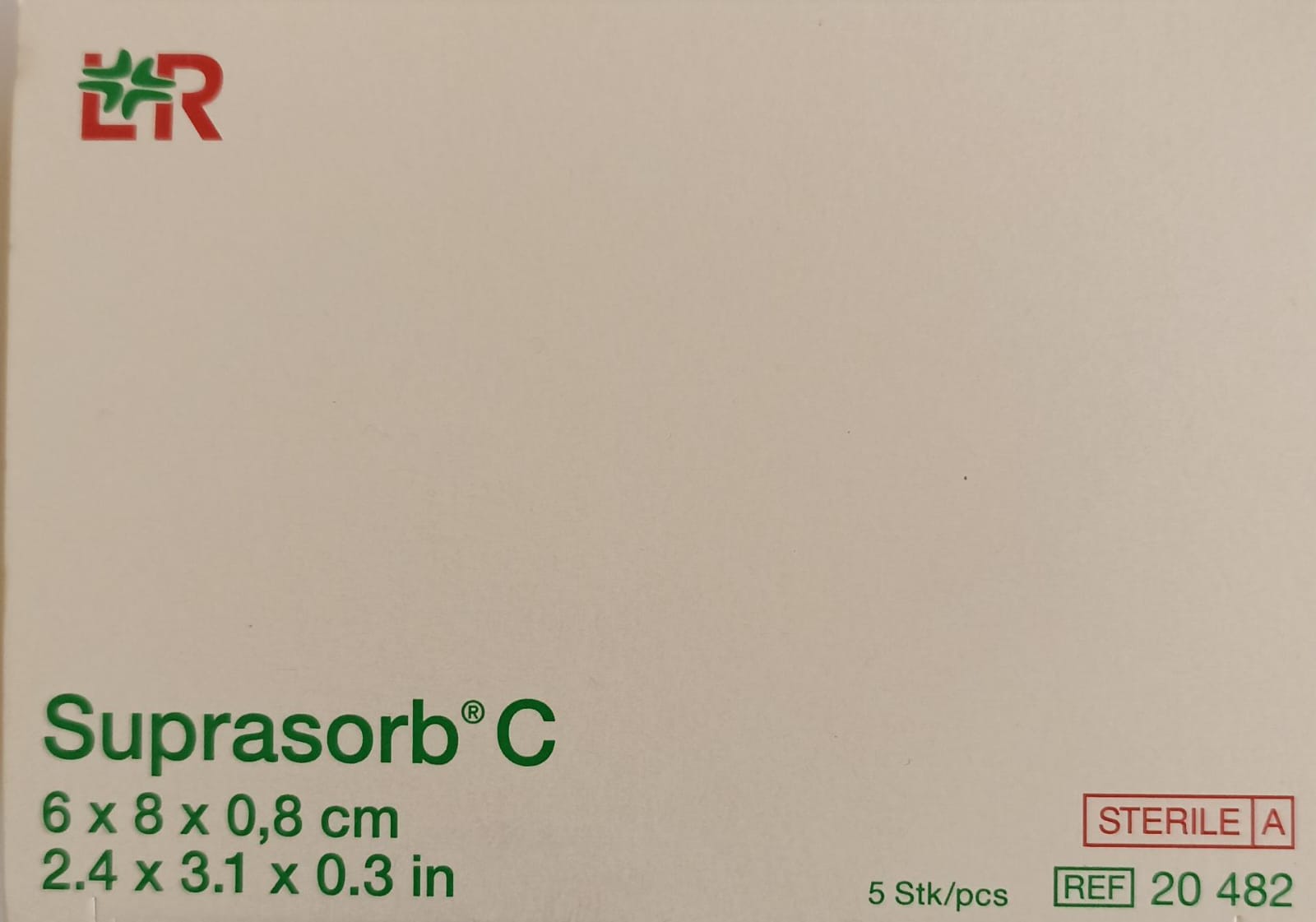 (1 pza) Suprasorb C 6X8 Apósito de Colágeno para Heridas