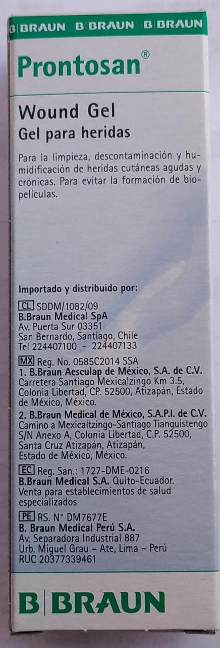 (5 pzas) Prontosan Wound Gel para Heridas