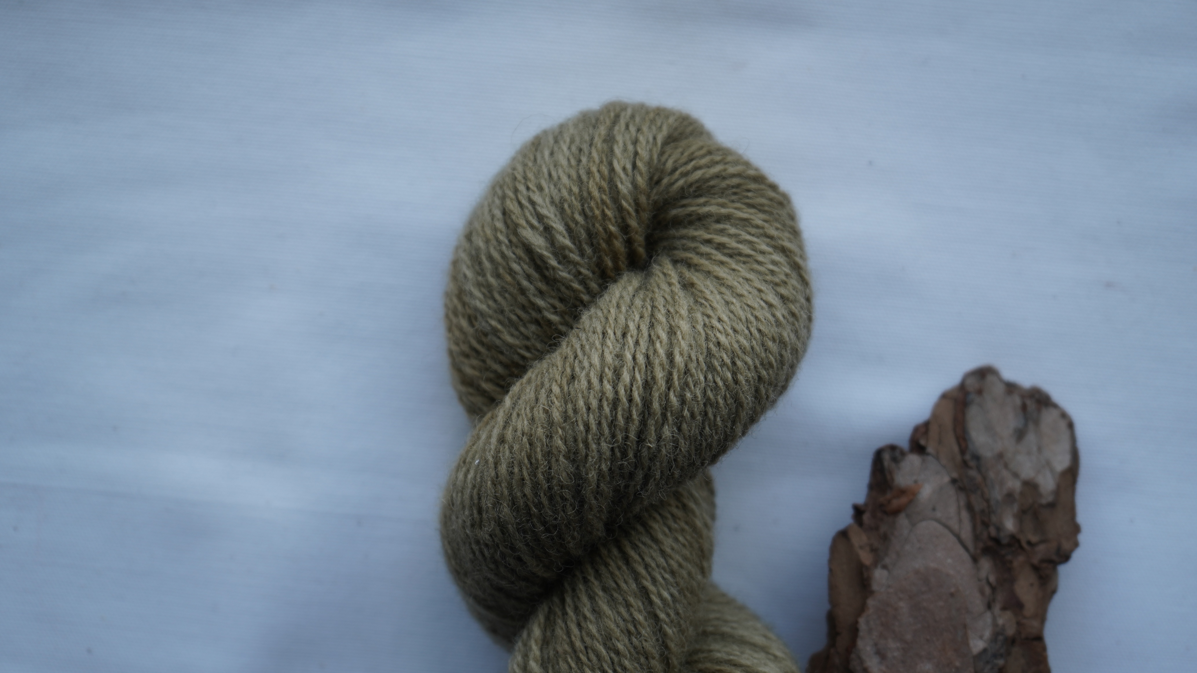 Plant dyed wool yarn "Slate green", 50 g 