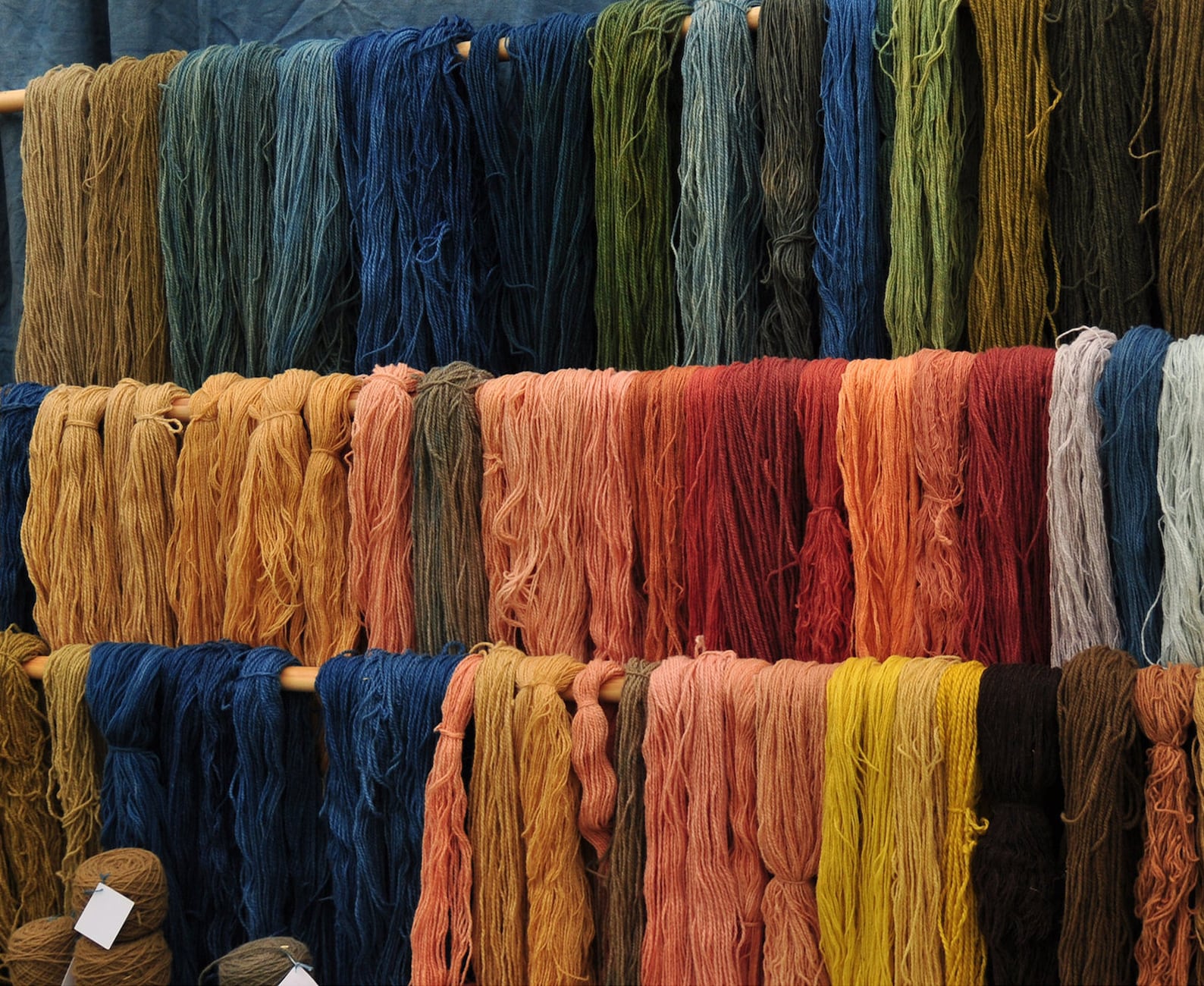 Plant dyed wool yarn mystery box