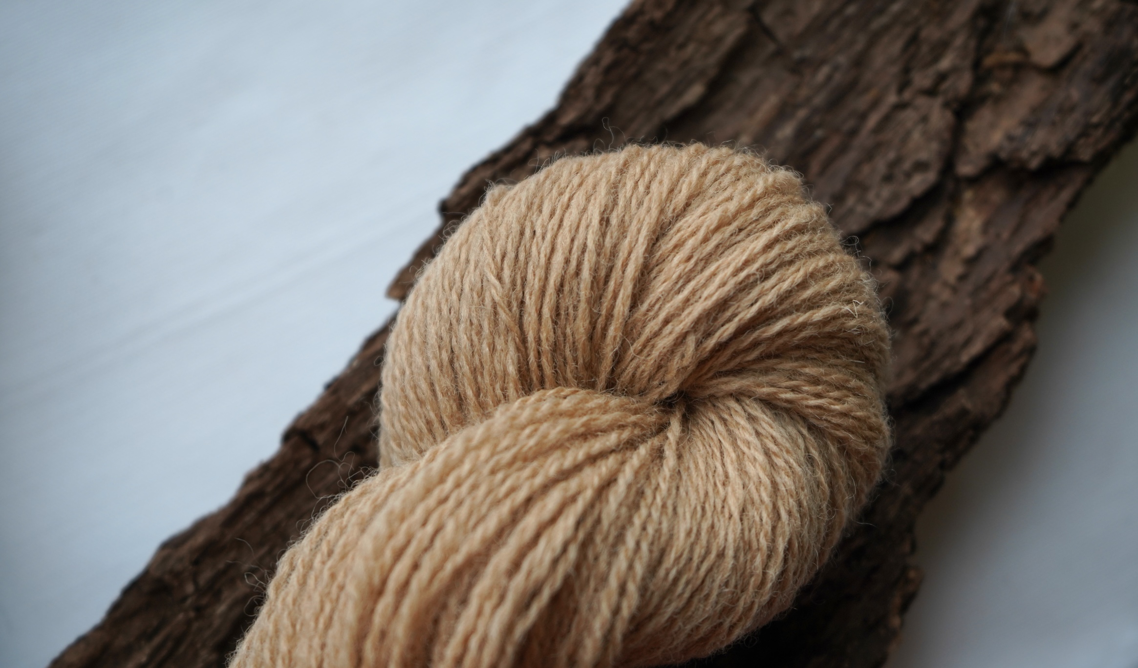 Plant dyed wool yarn "Seed pearl", 50 g 