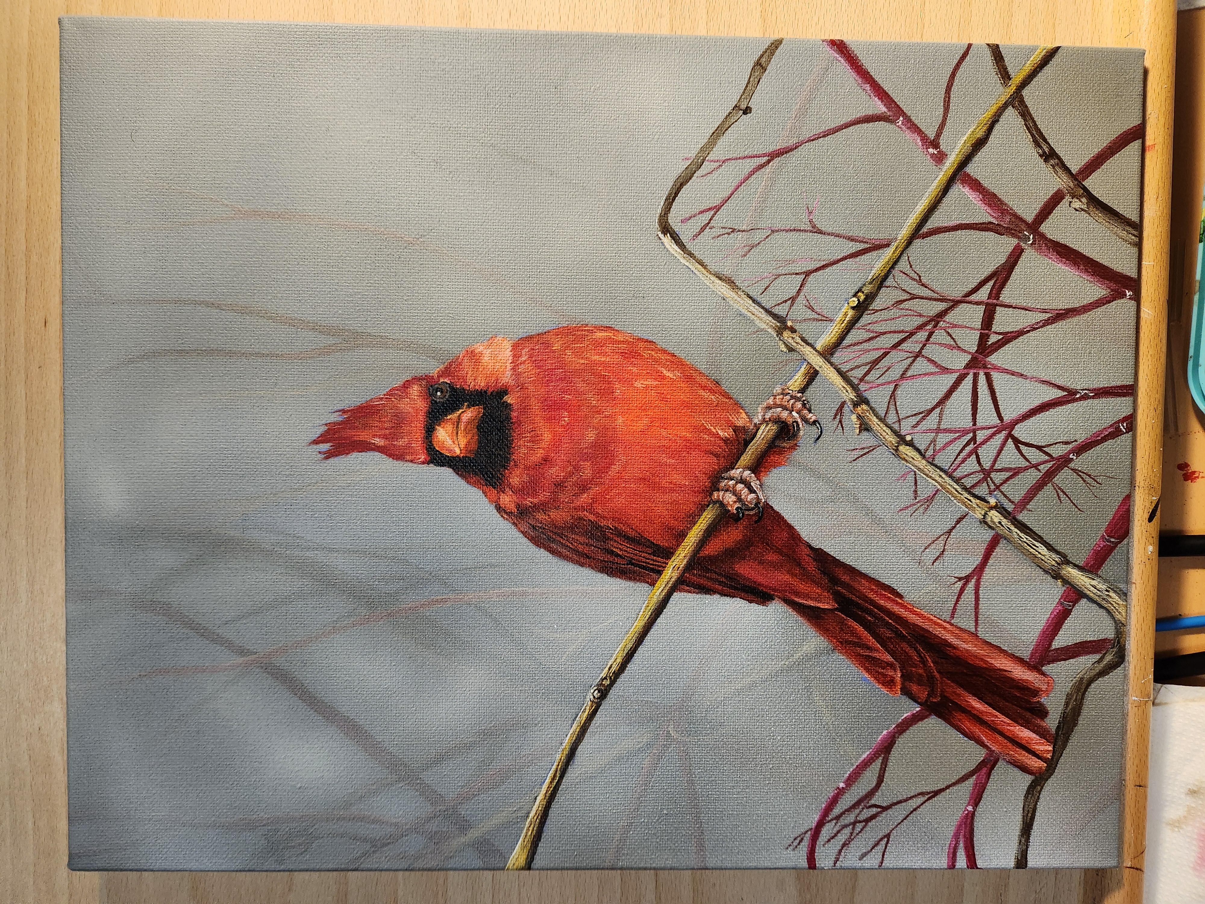 Cardinal - Misty Morning - Sold