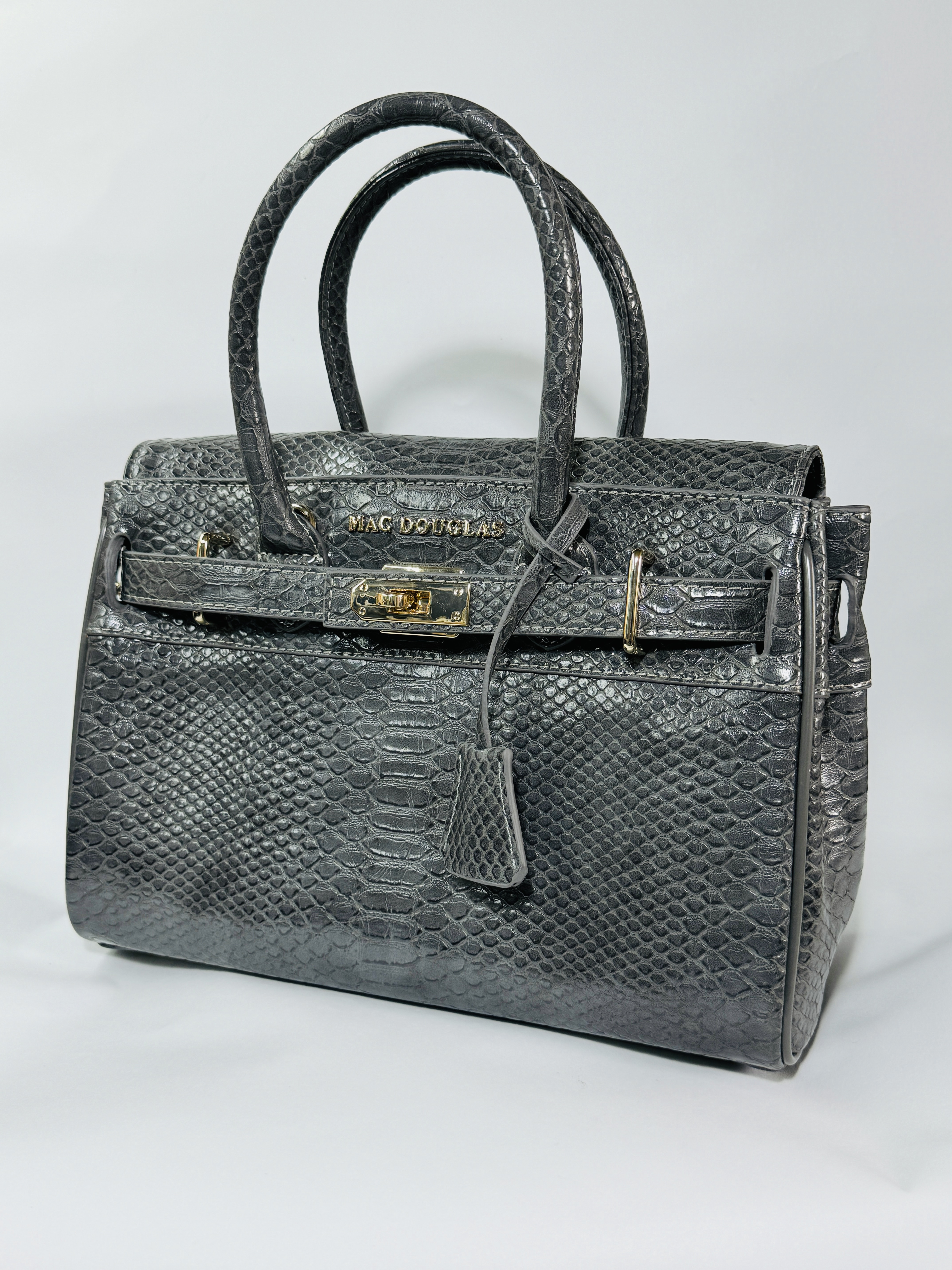 Sacs  Mac Douglas effet pyton gris 