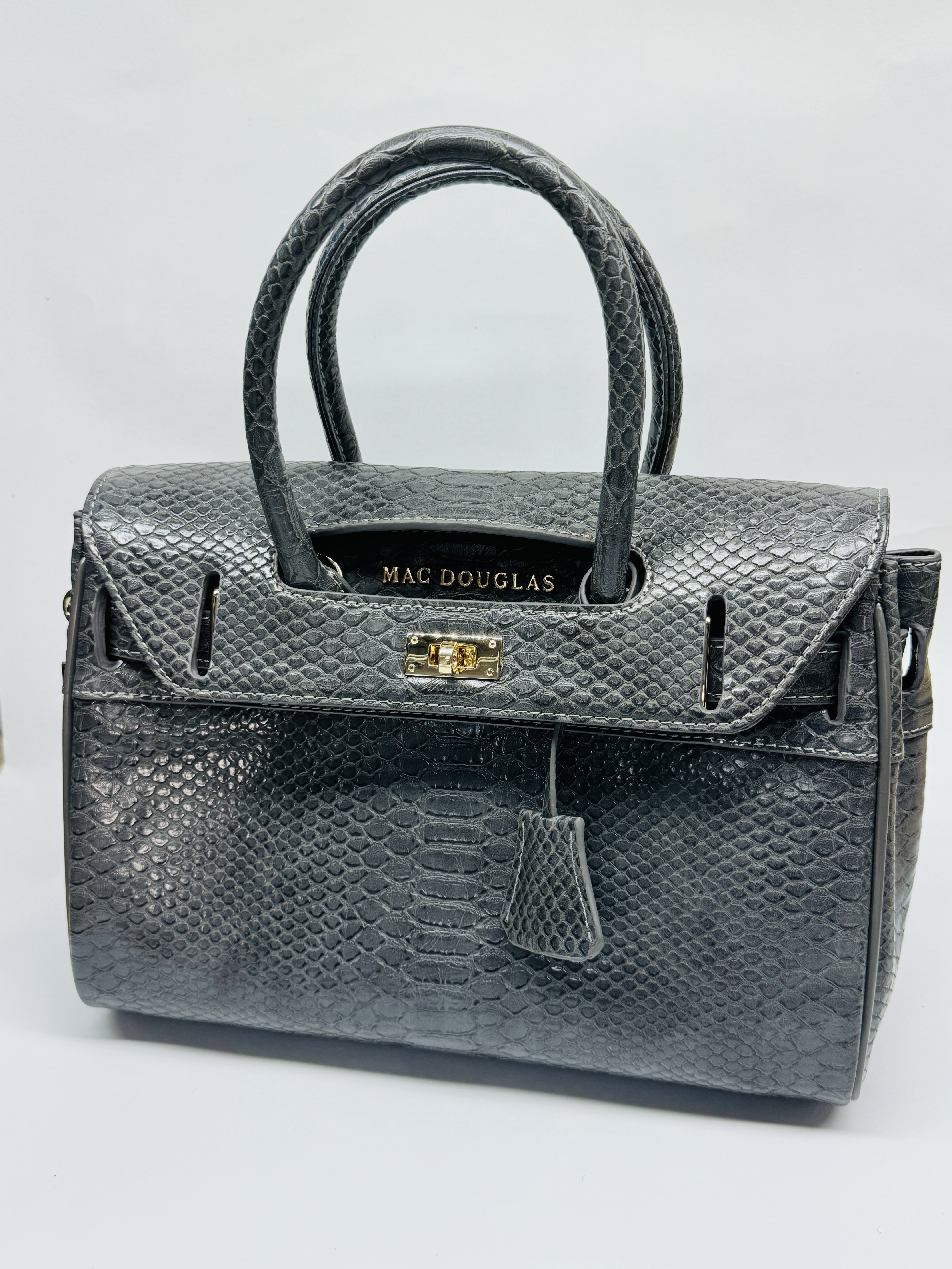 Sacs  Mac Douglas effet pyton gris 