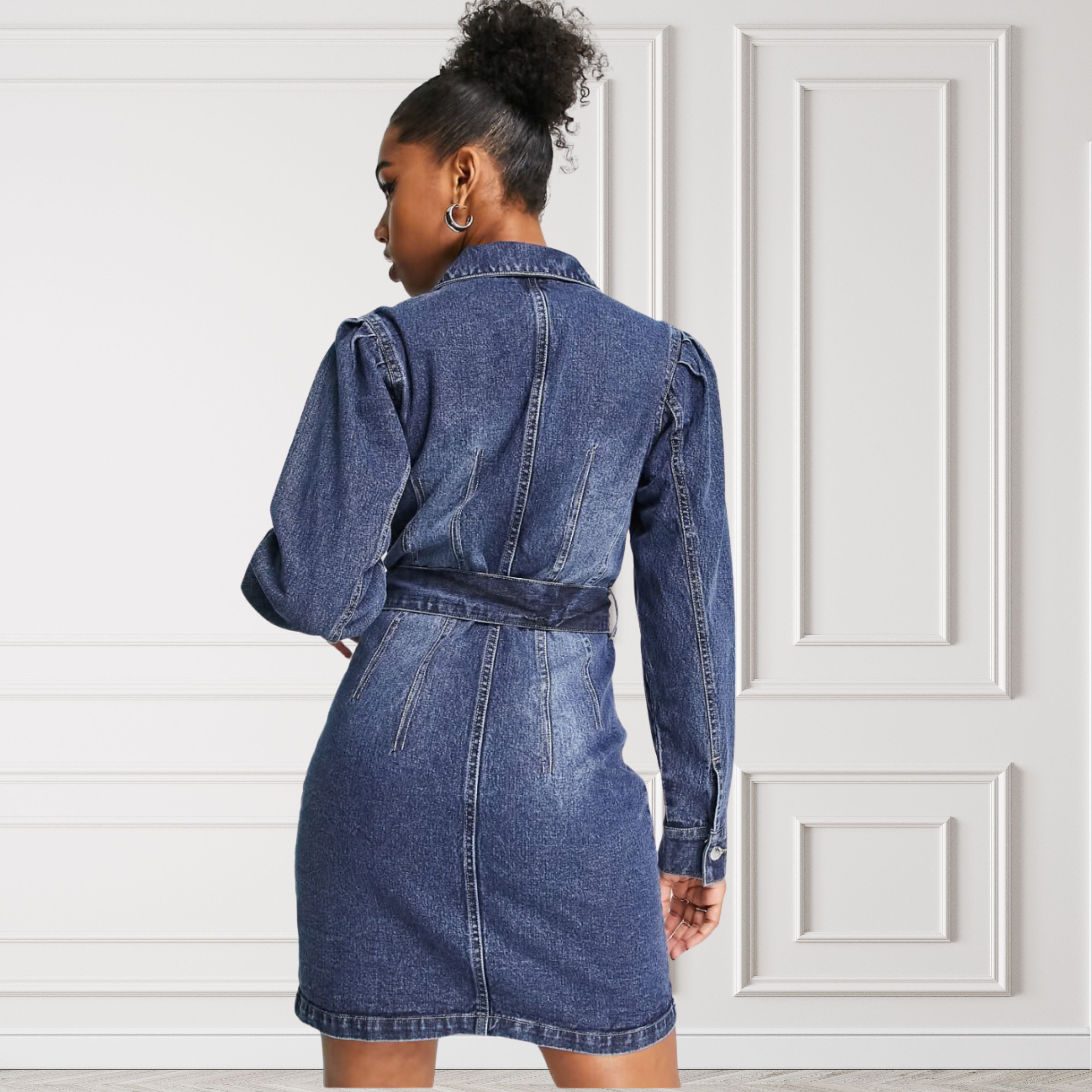 Robe en jeans