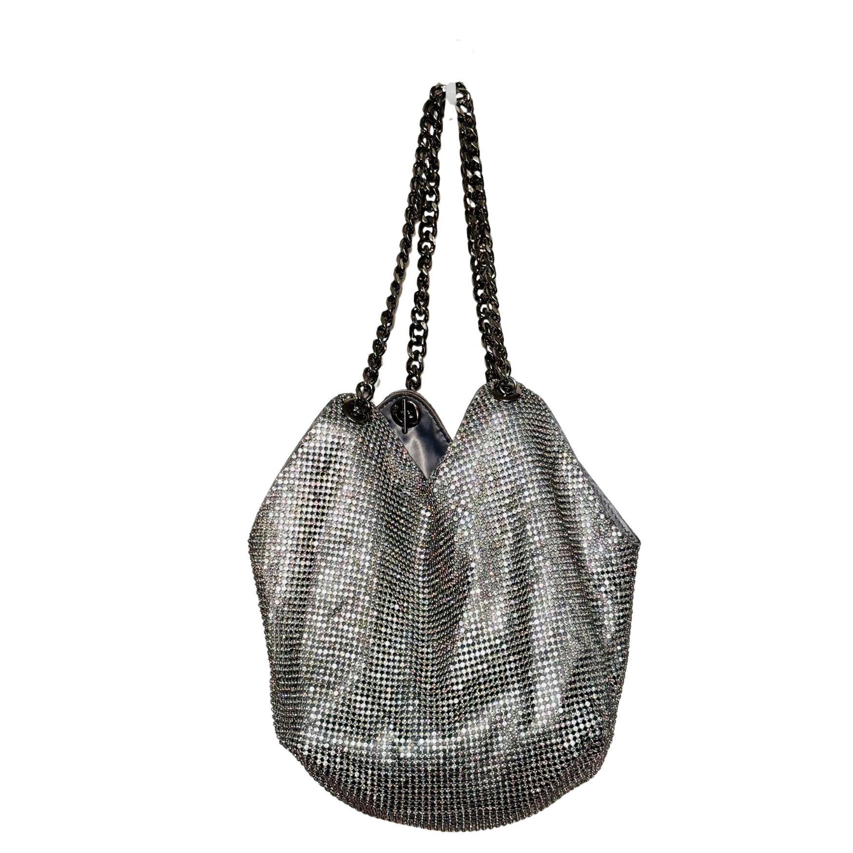 Sac Zara métallique strass