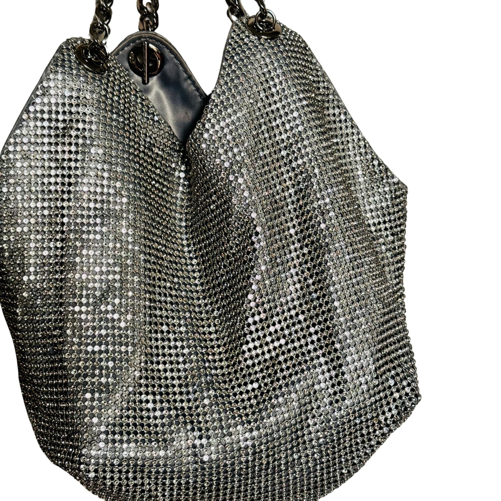 Sac Zara métallique strass