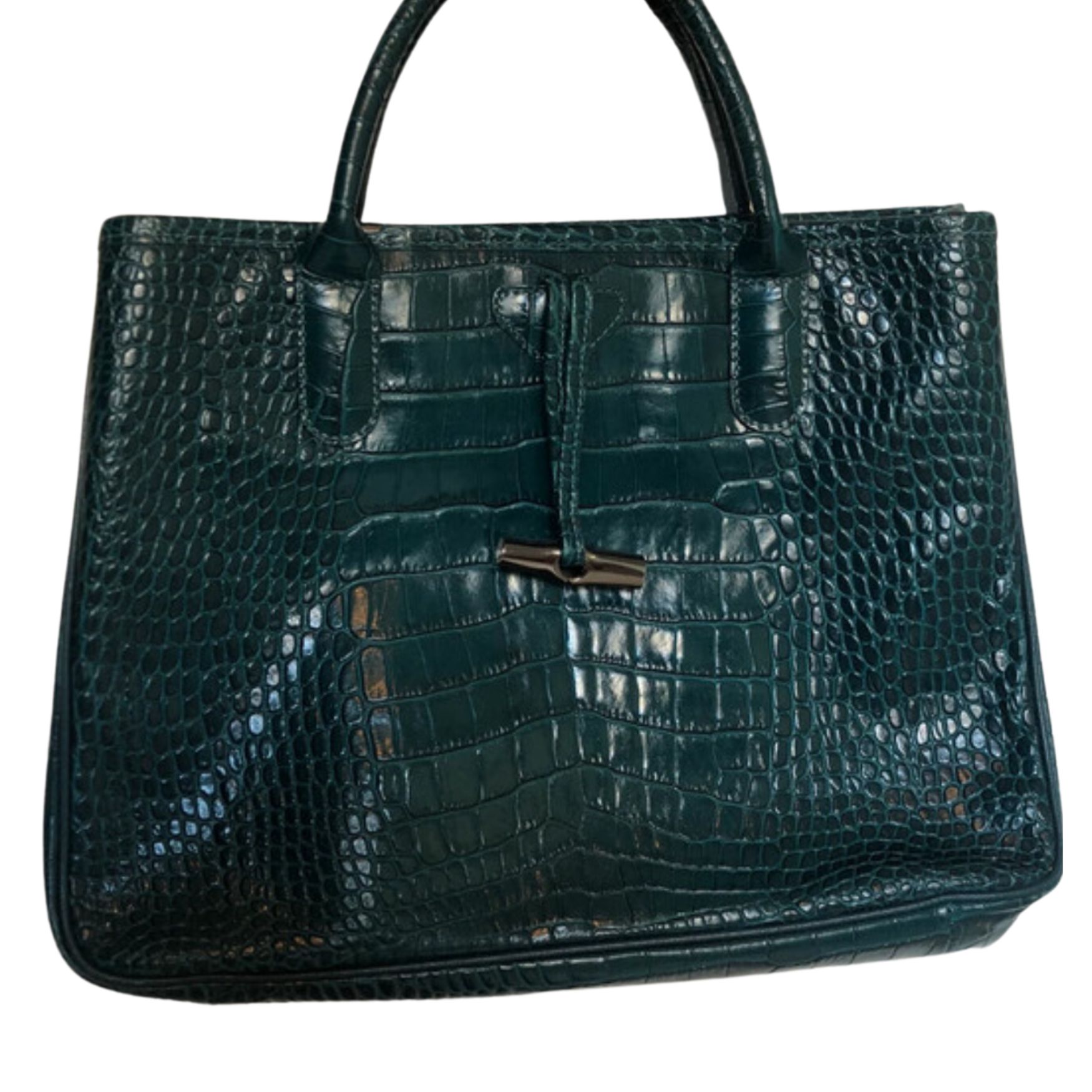 Sac Lonchamps vert canard 