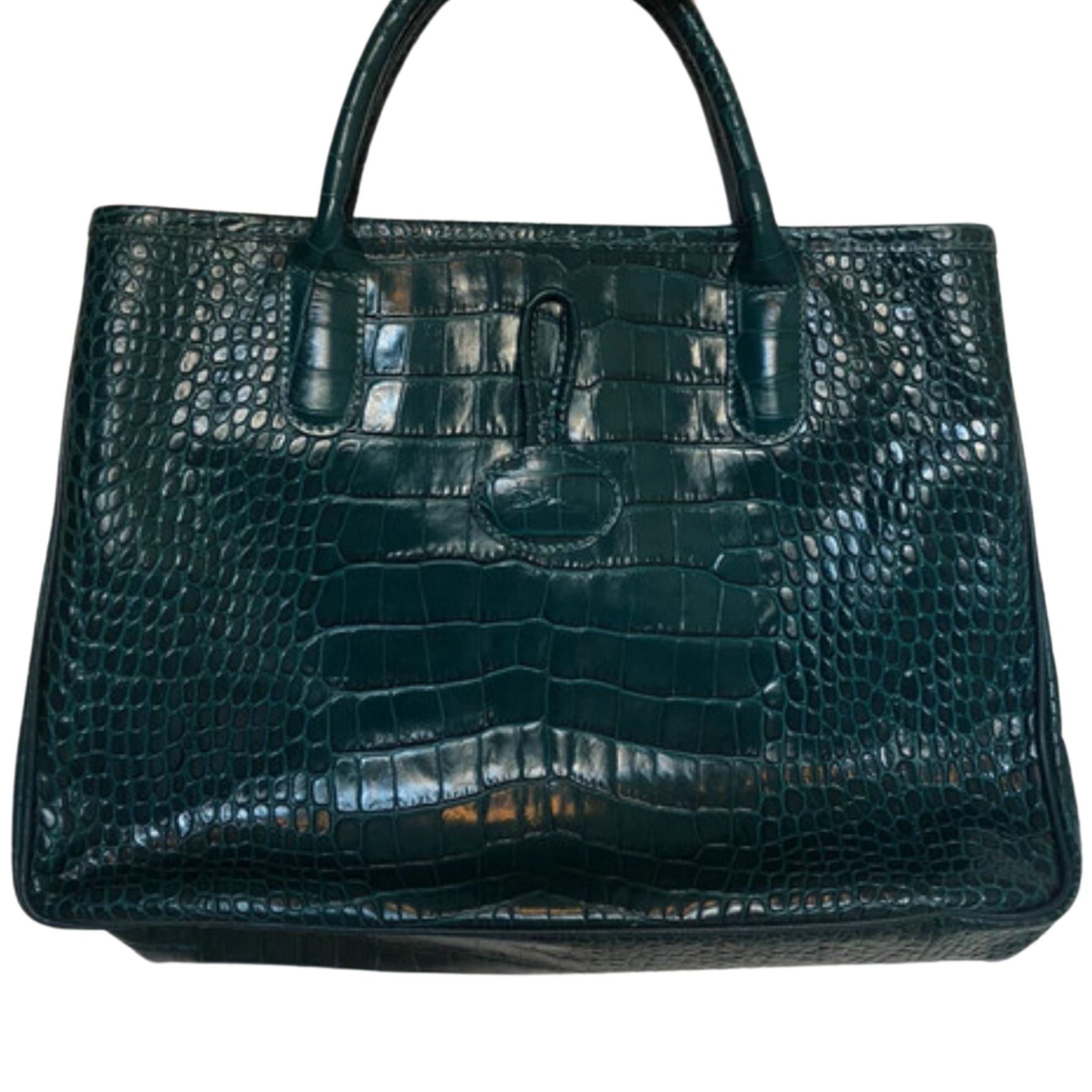 Sac Lonchamps vert canard 
