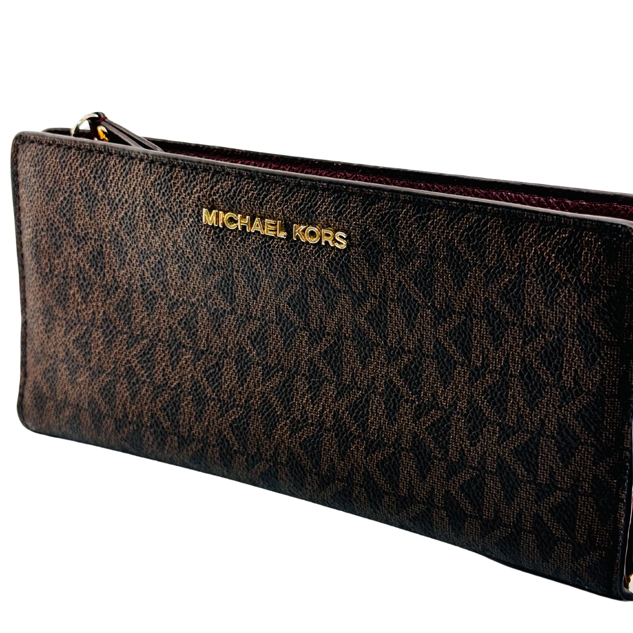 Portefeuille monogramme Michael Kors 