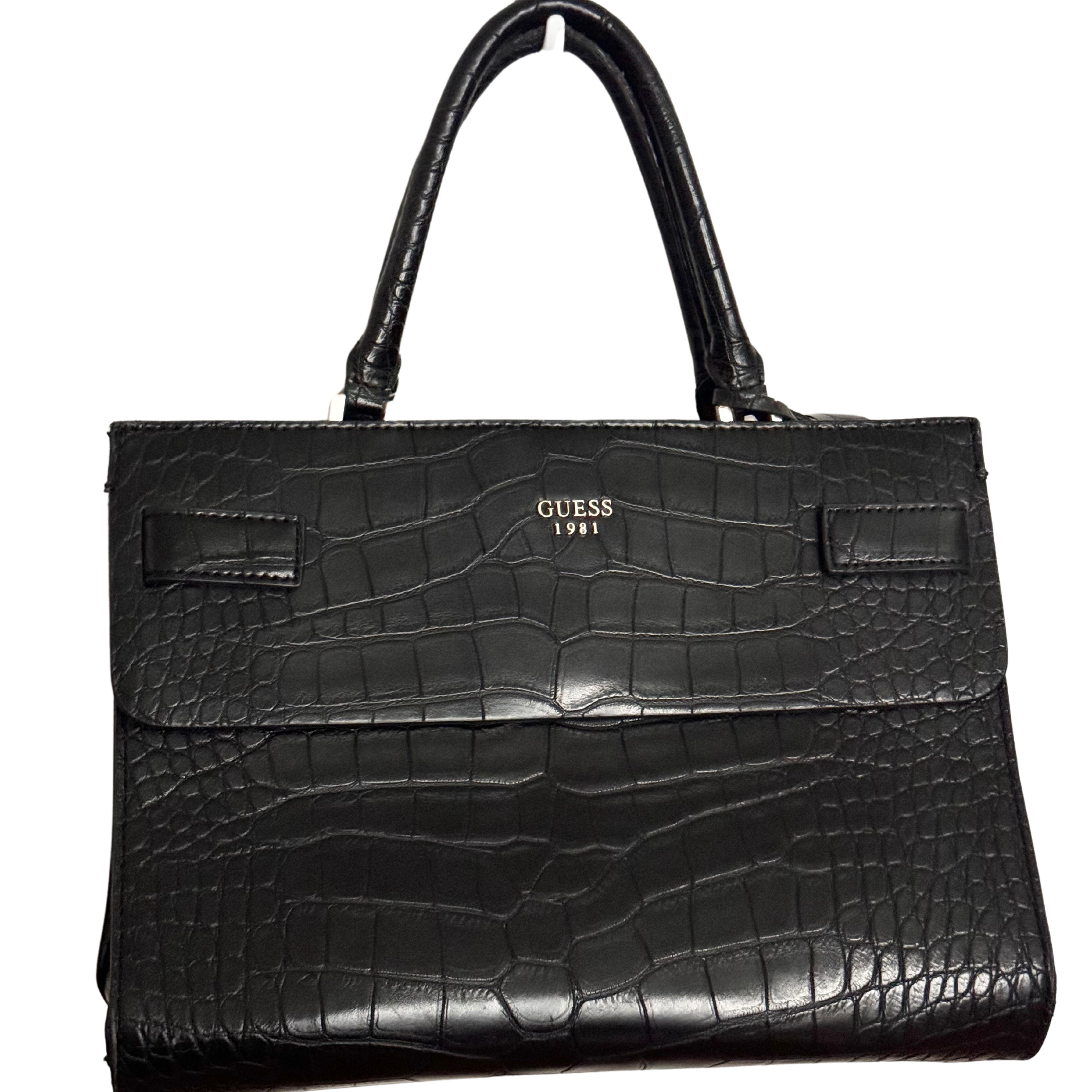 Sac Guess effet crocodile grand modèle 