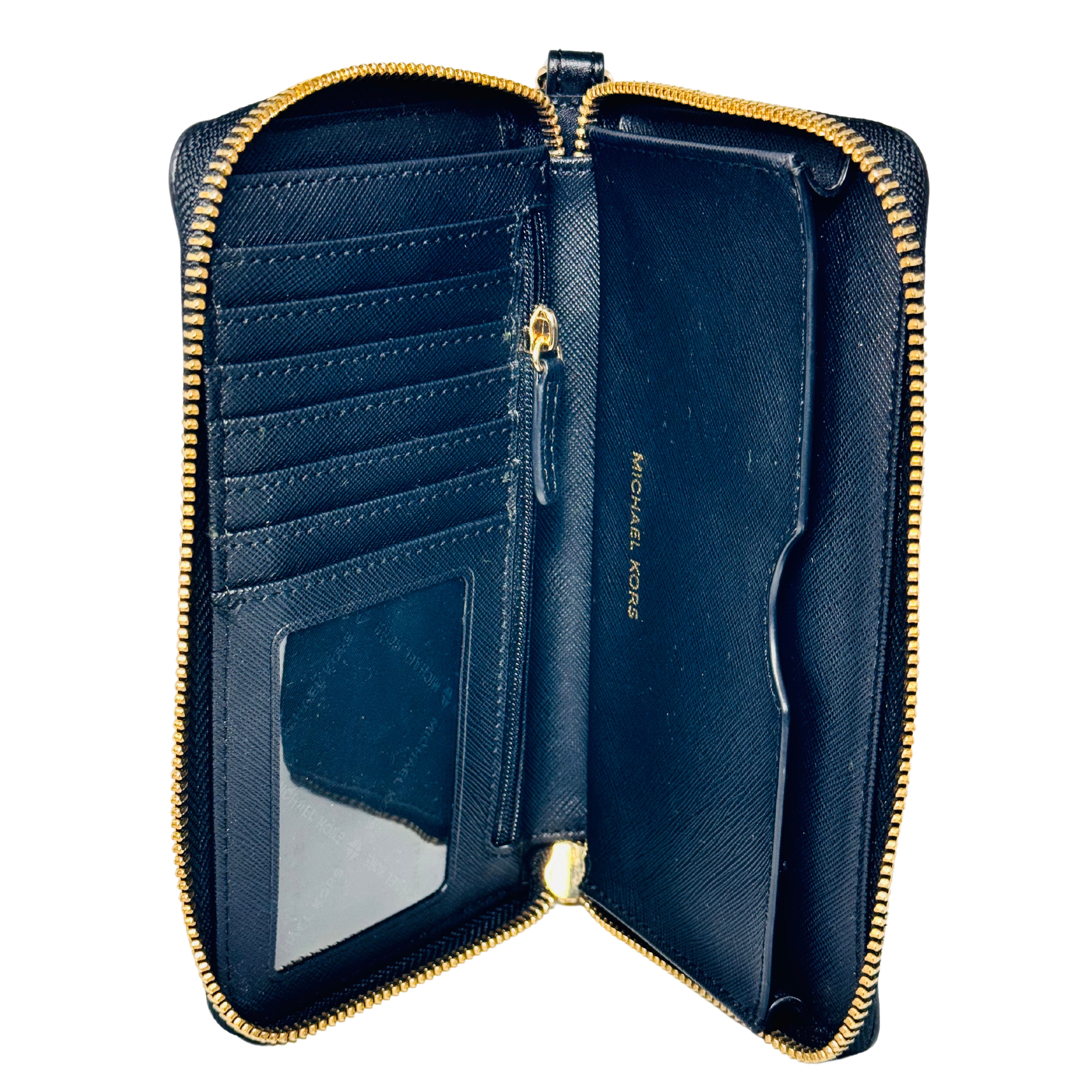 Portefeuille Michael Kors  noir en cuir 