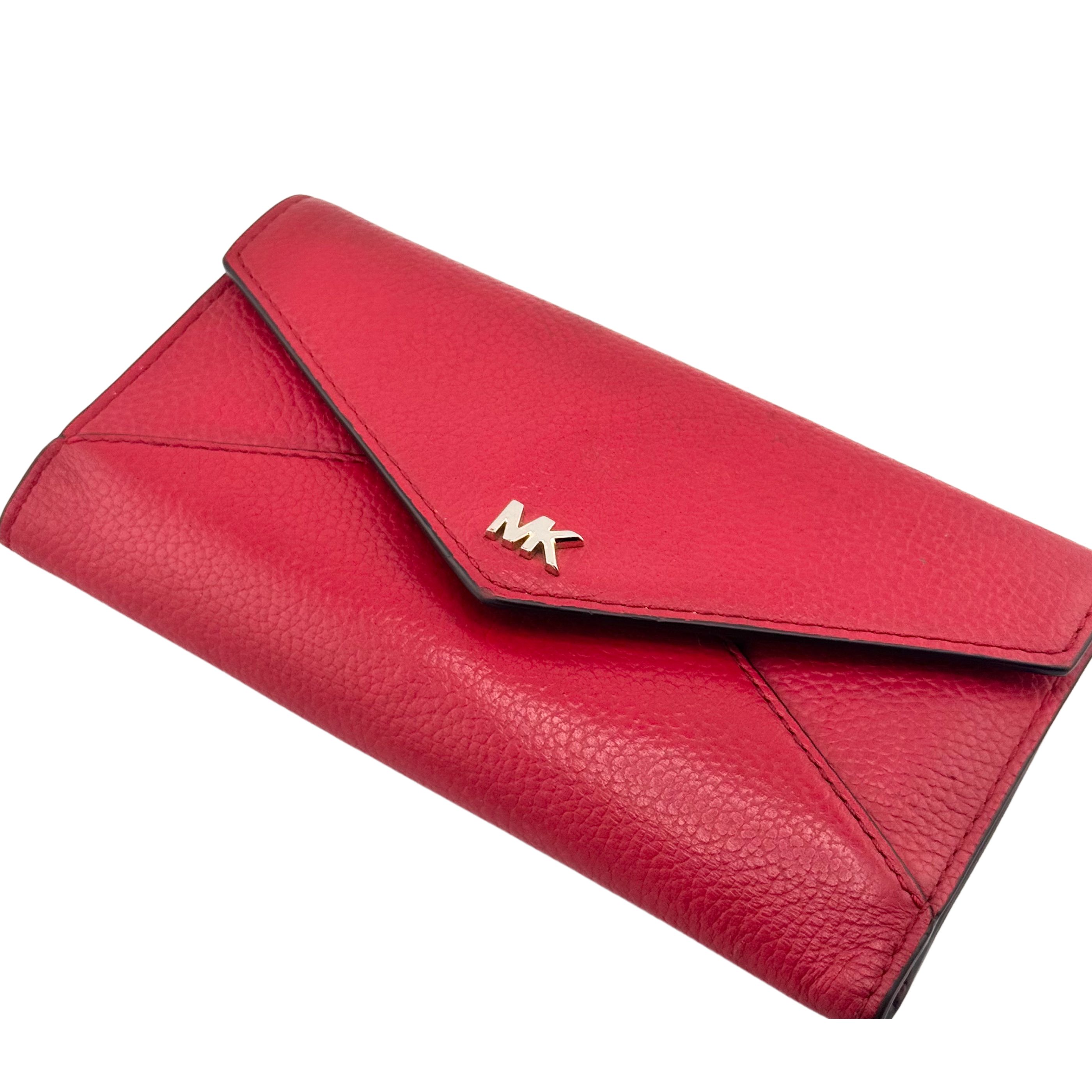 Portefeuille Michael Kors rouge