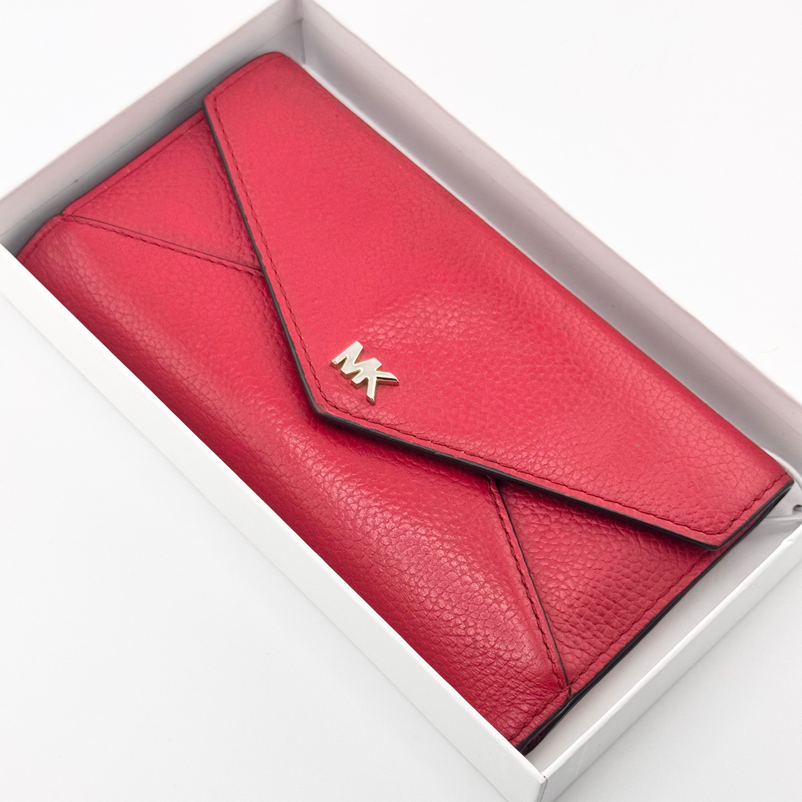 Portefeuille Michael Kors rouge 