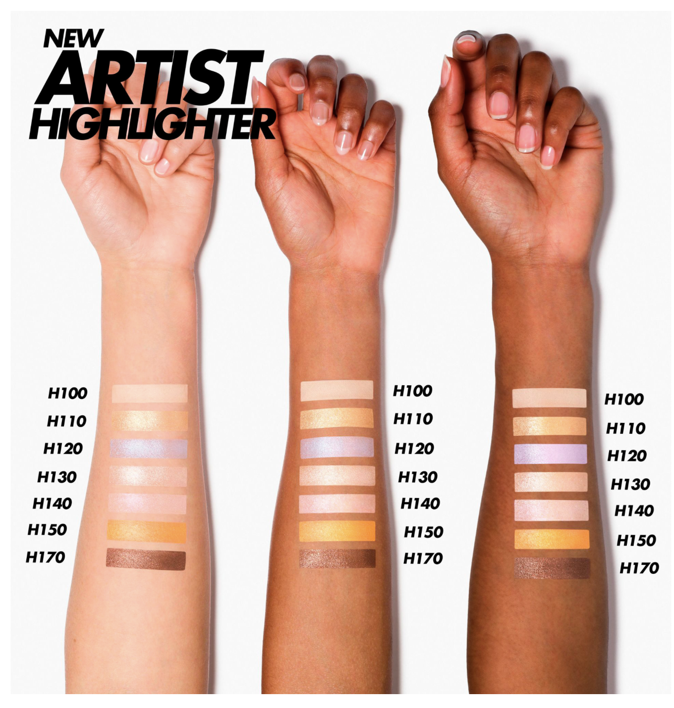 highlighter make up for ever H150 major gold 
