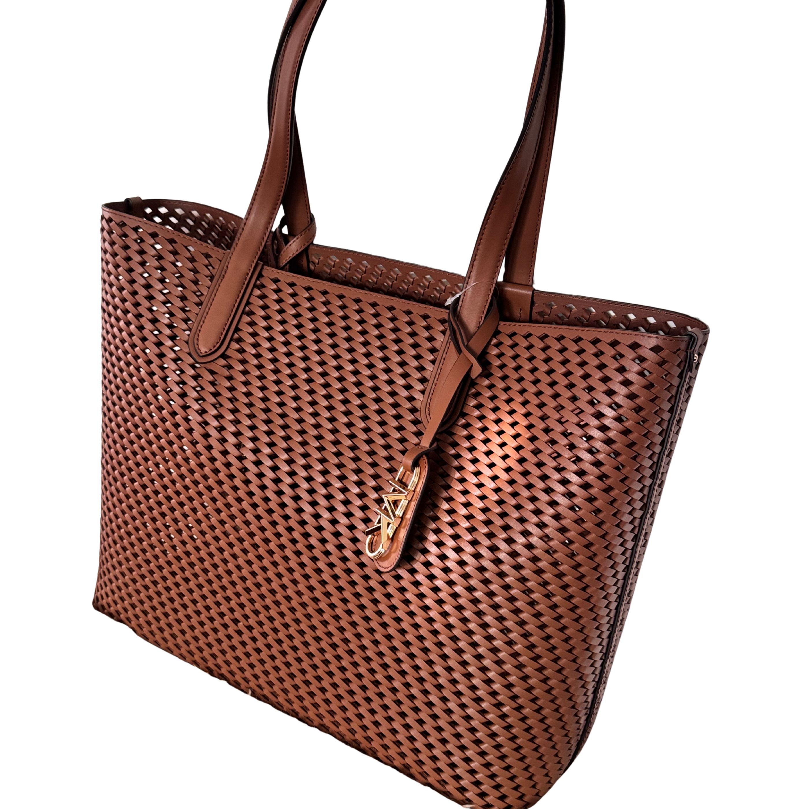 Sac à main Michael Kors en cuir tressé