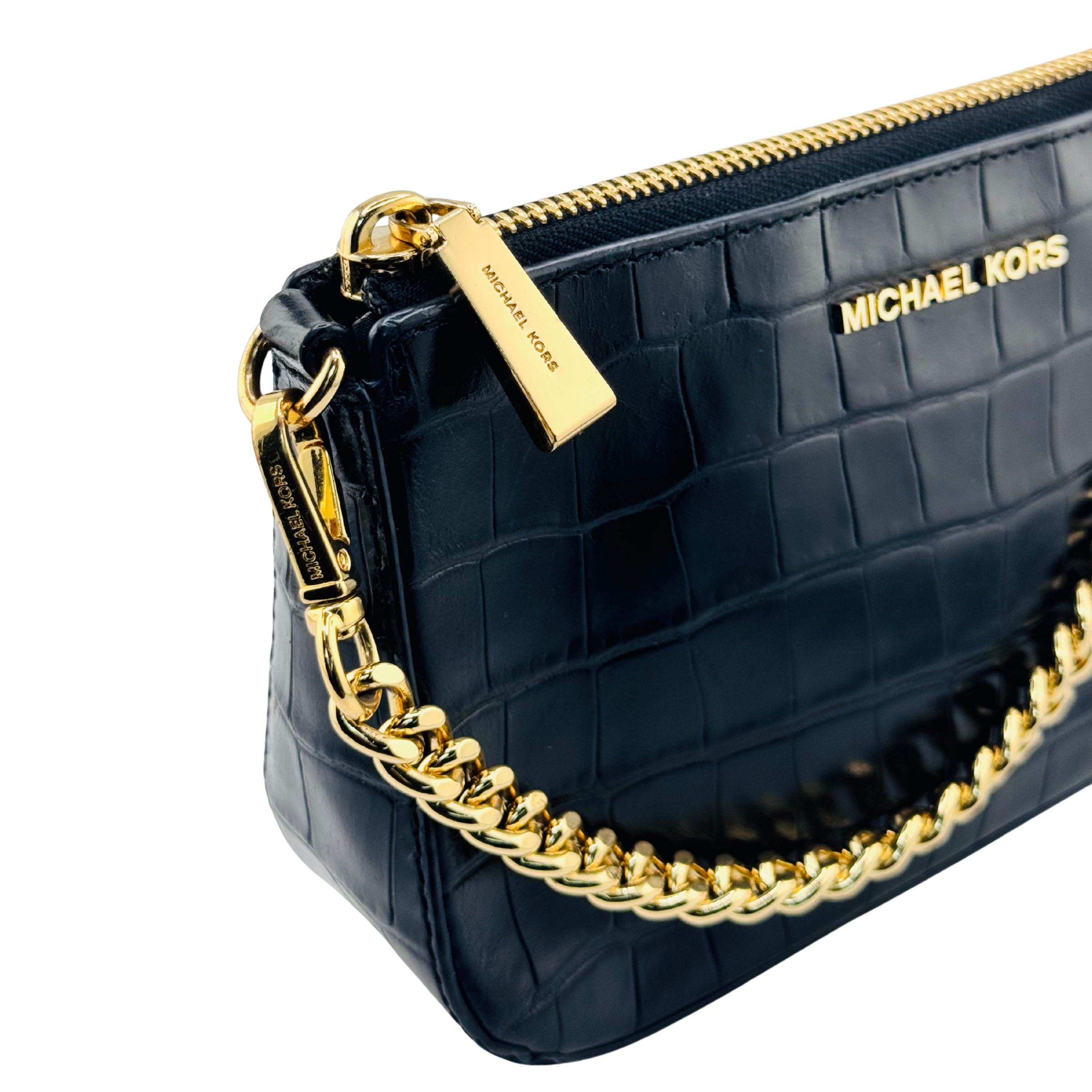 Sac à main Michael Kors  cuir effet peau de crocodile 