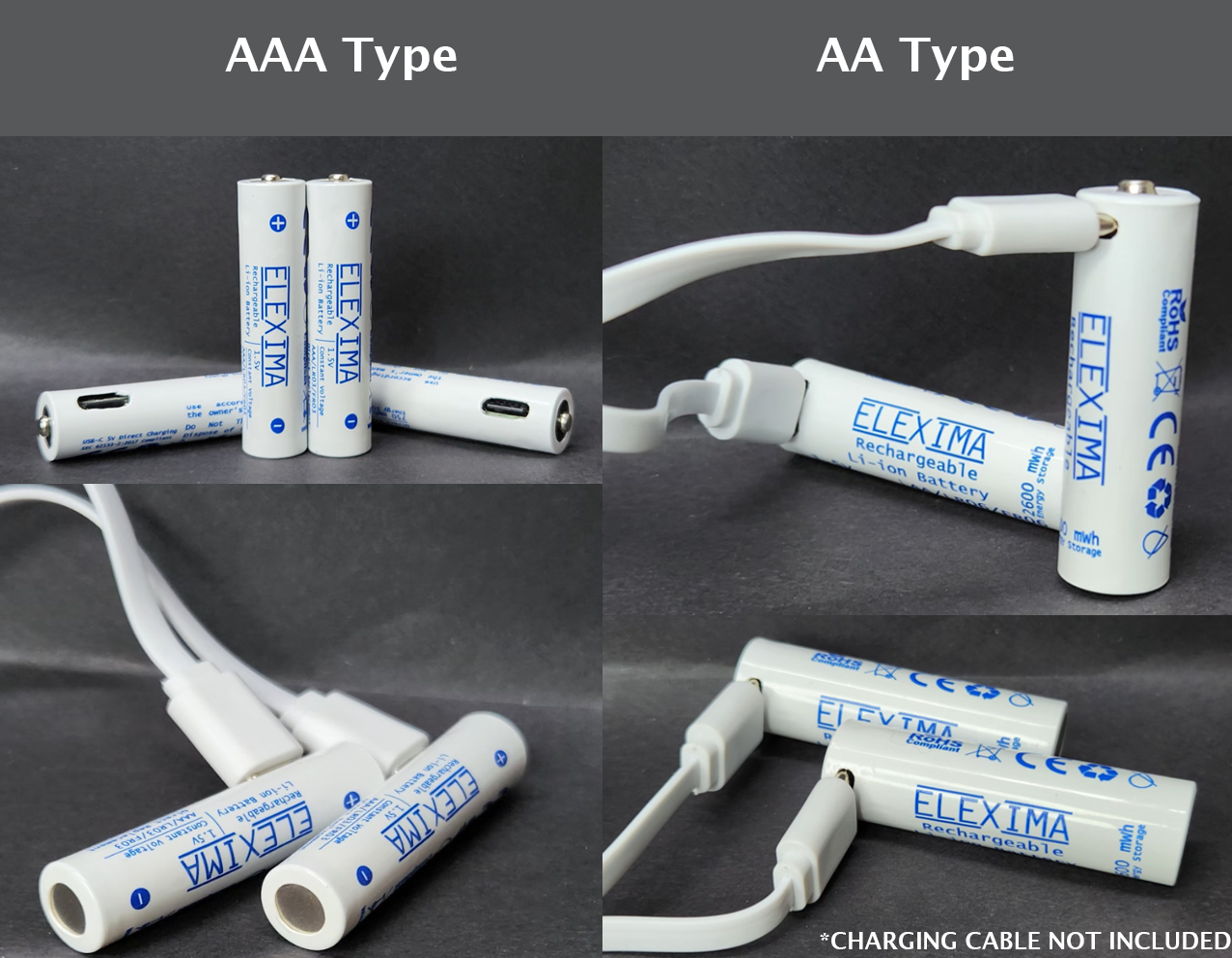 Elexima POWERCEDE rechargeable cells