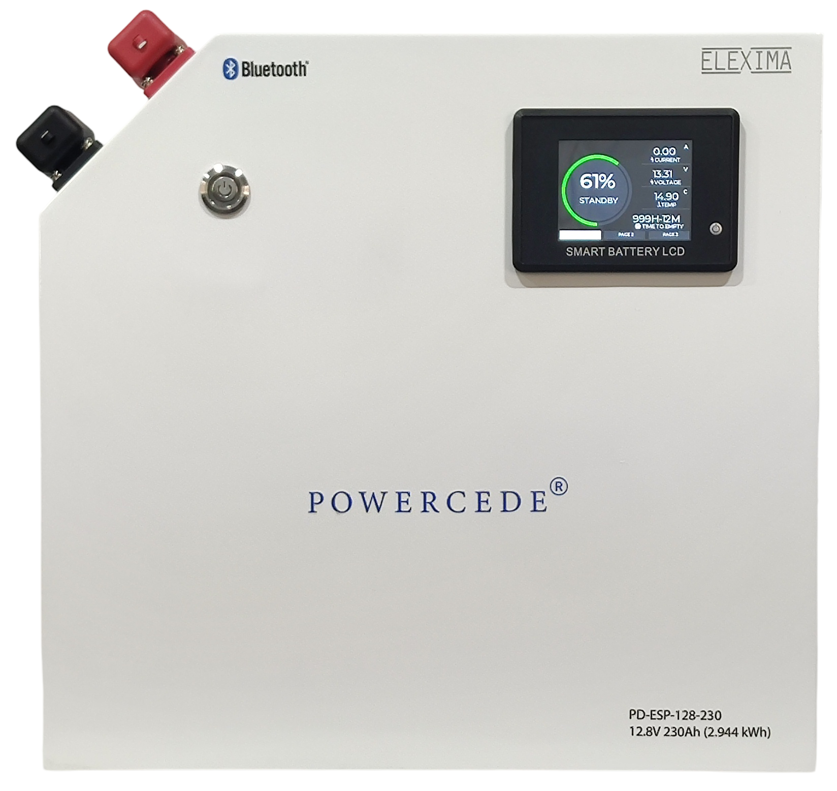 ELEXIMA POWERCEDE 12.8V 230Ah 2.944kWh Lithium Battery (LiFePO4)