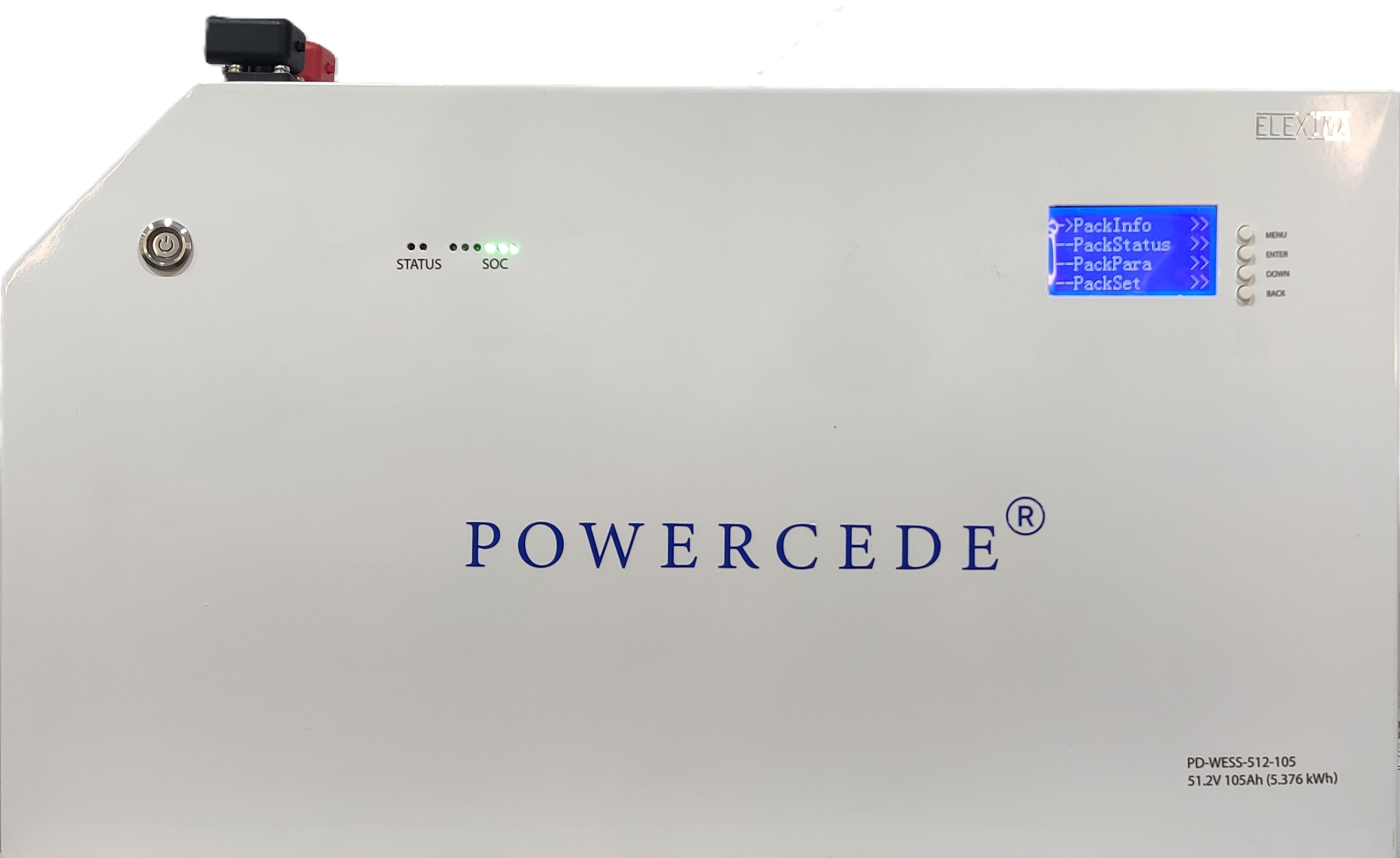 ELEXIMA POWERCEDE 51.2V 105Ah 5.376kWh Lithium Battery (LiFePO4)