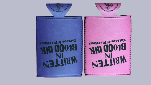 12 oz Slim Can Koozie "BooHaw!"