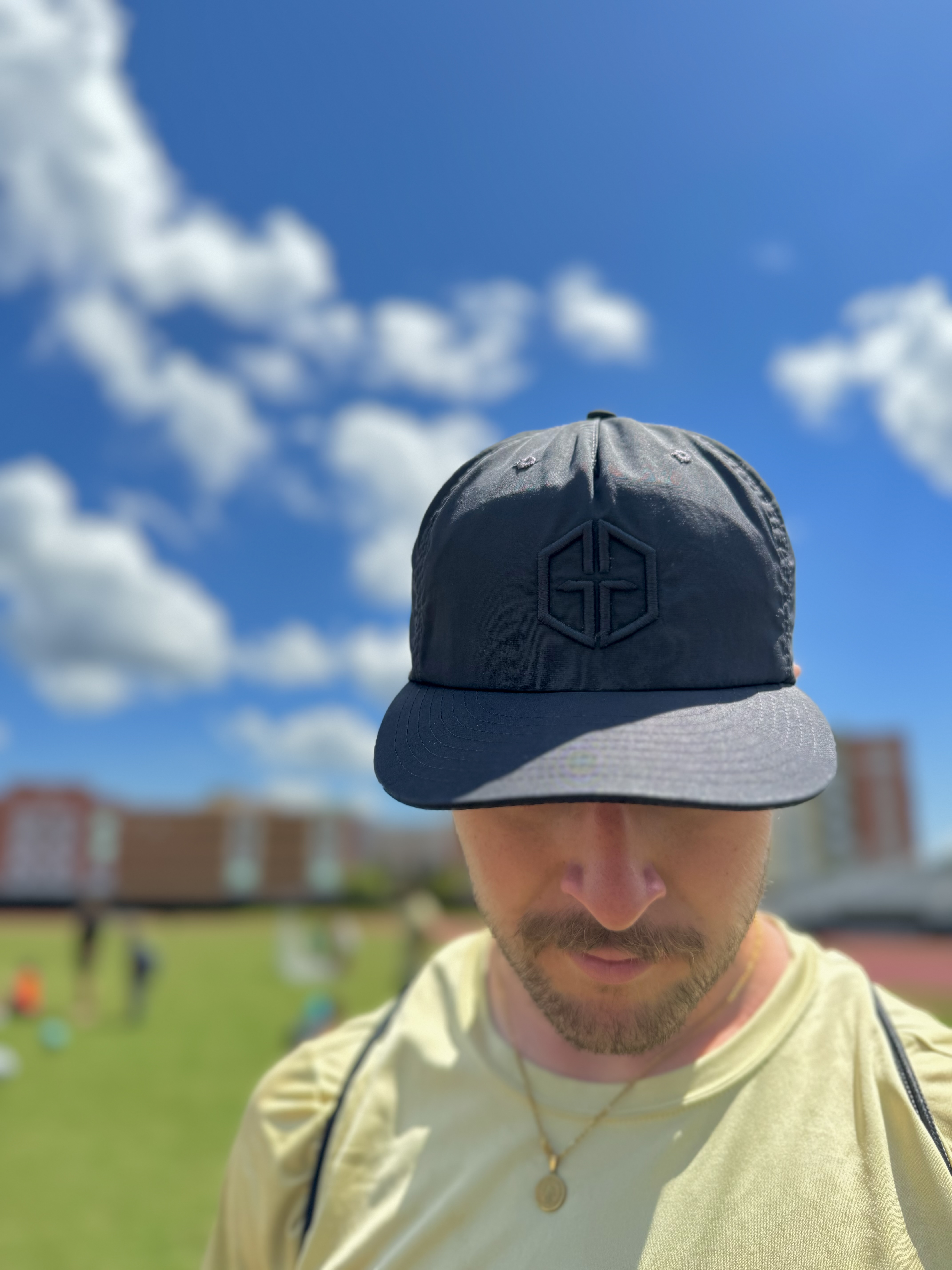 Flat-Back Golden Glove Hat 