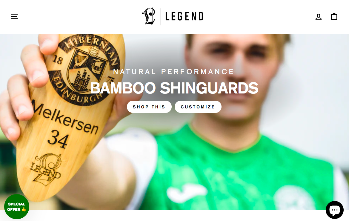 Bamboo Shinguards by LEGEND