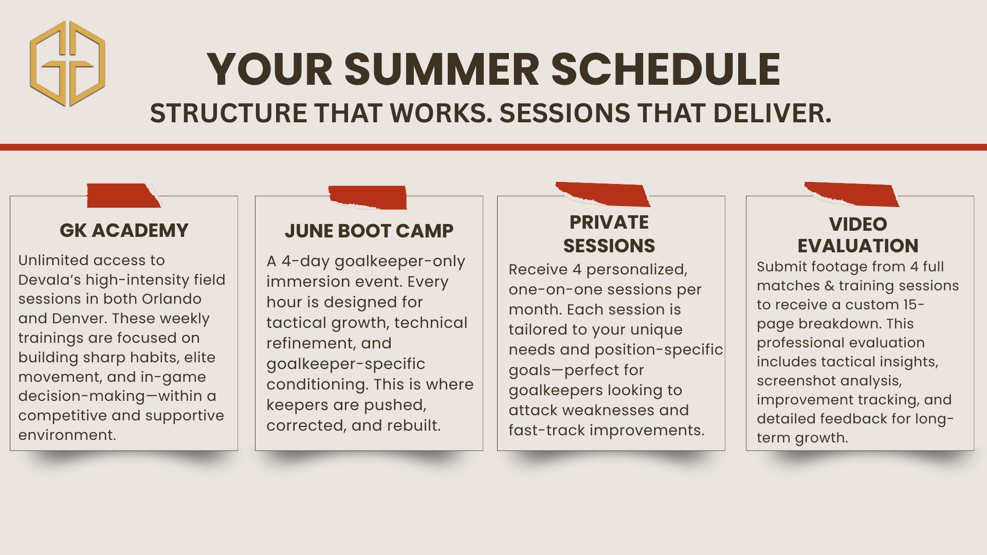Summer GK Development – Custom Plan (Davis)